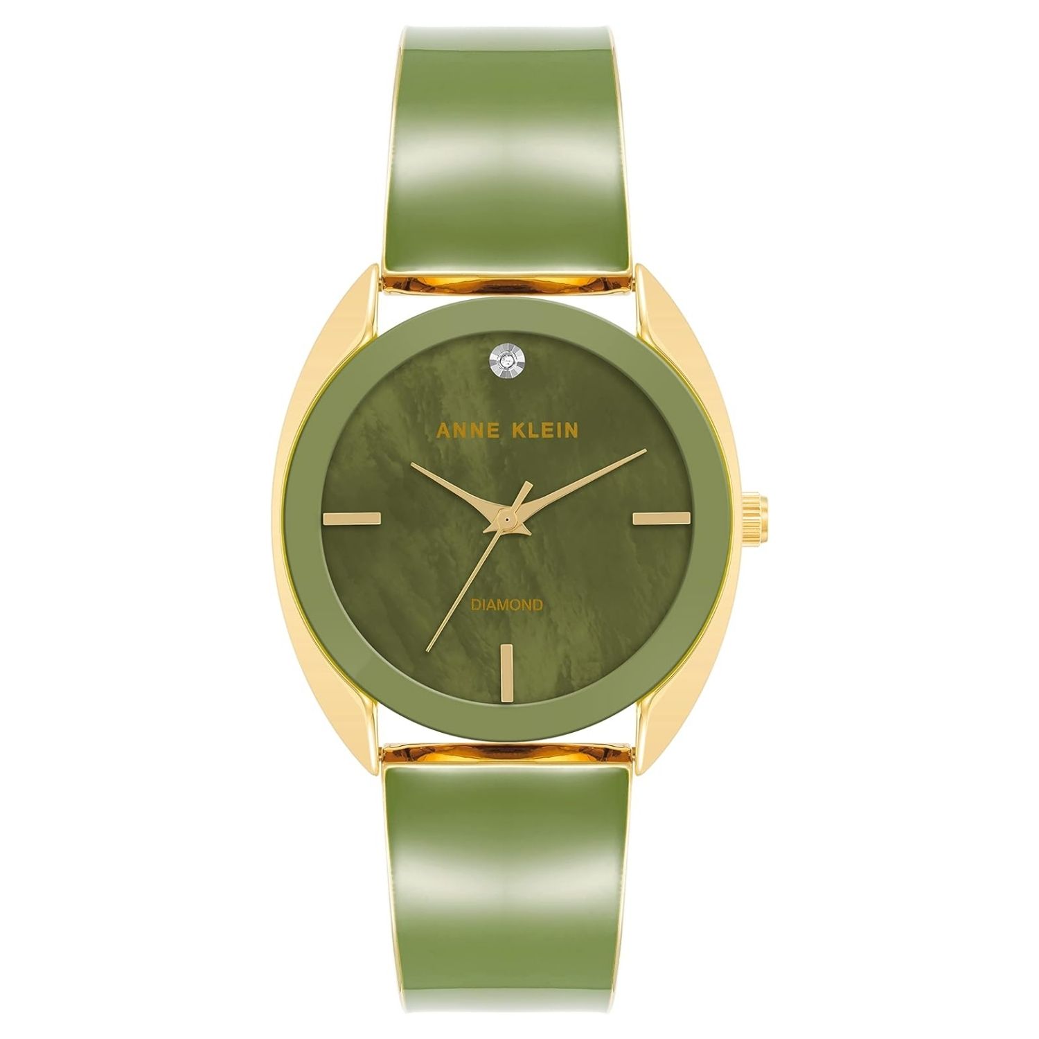 Anne Klein Classic 34mm Green Dial Quartz Women's Watch AK/4040GPGN
