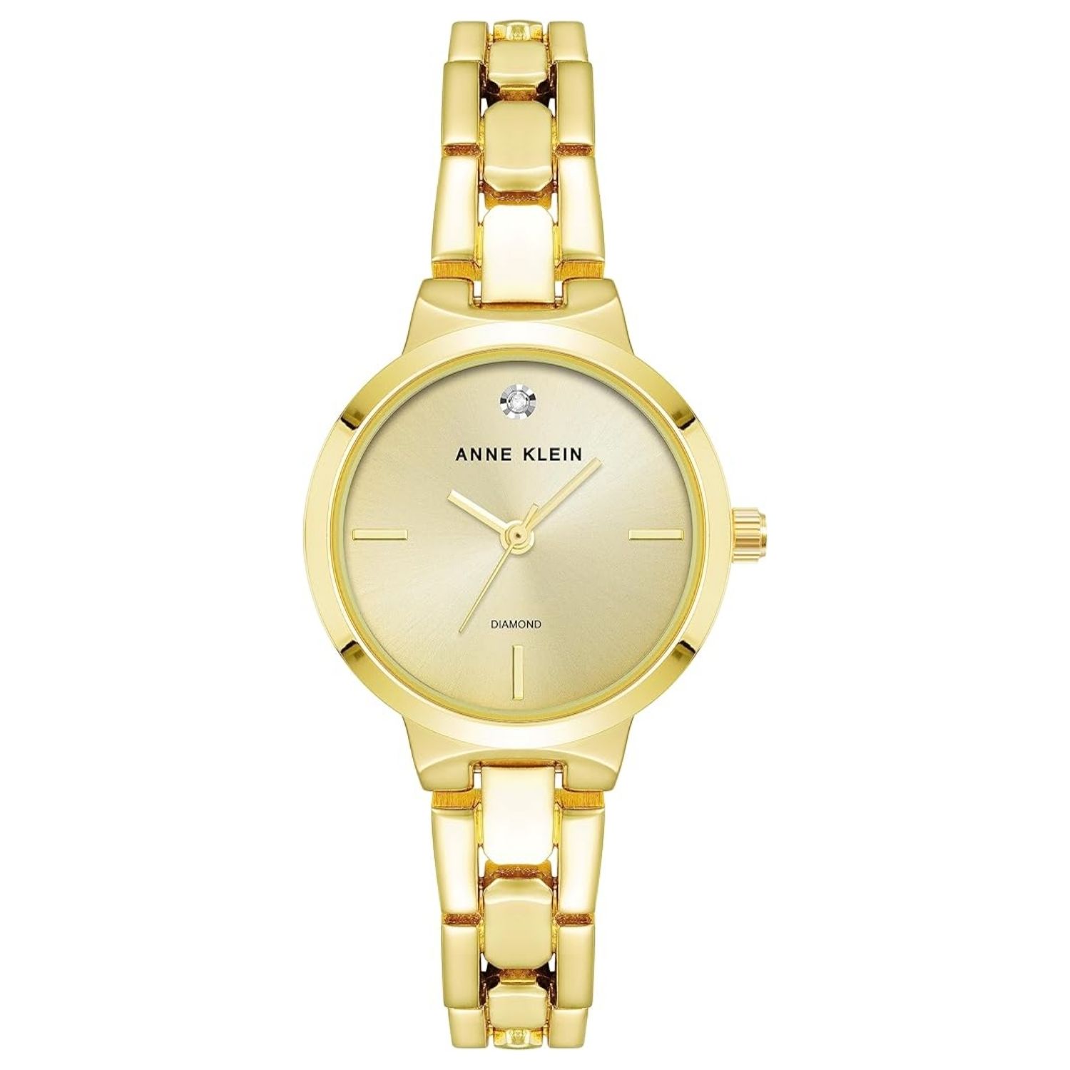 Anne Klein Classic 26mm Gold Dial Quartz Women's Watch AK/4190CHGB