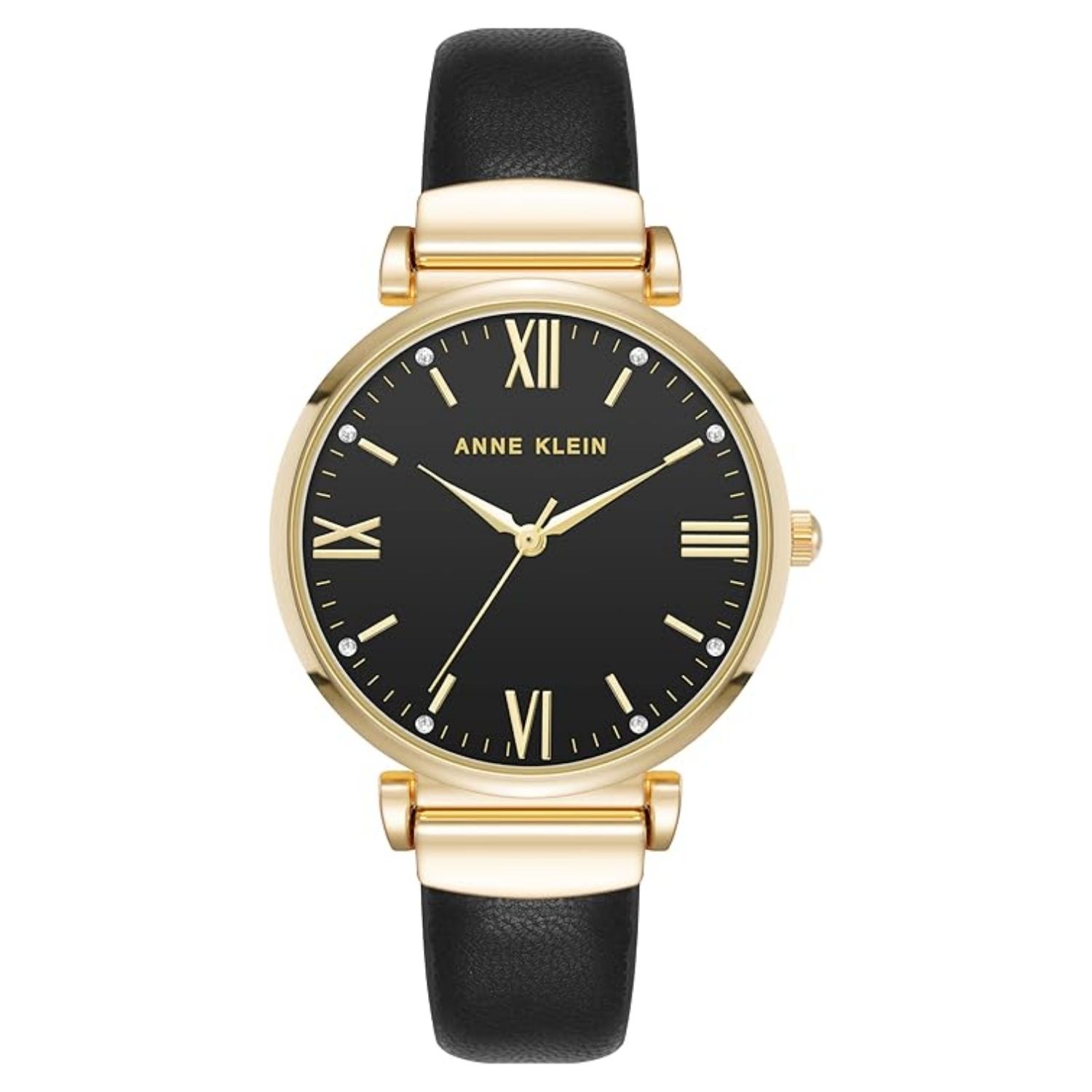 Anne Klein Classic 36mm Black Dial Quartz Women's Watch AK/5092GPBK