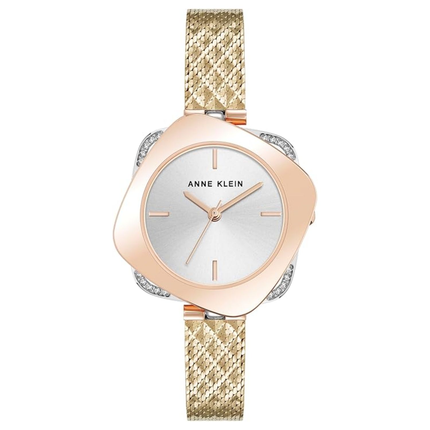 Anne Klein Accented 28mm Silver Dial Quartz Women's Watch AK/5163SVTR