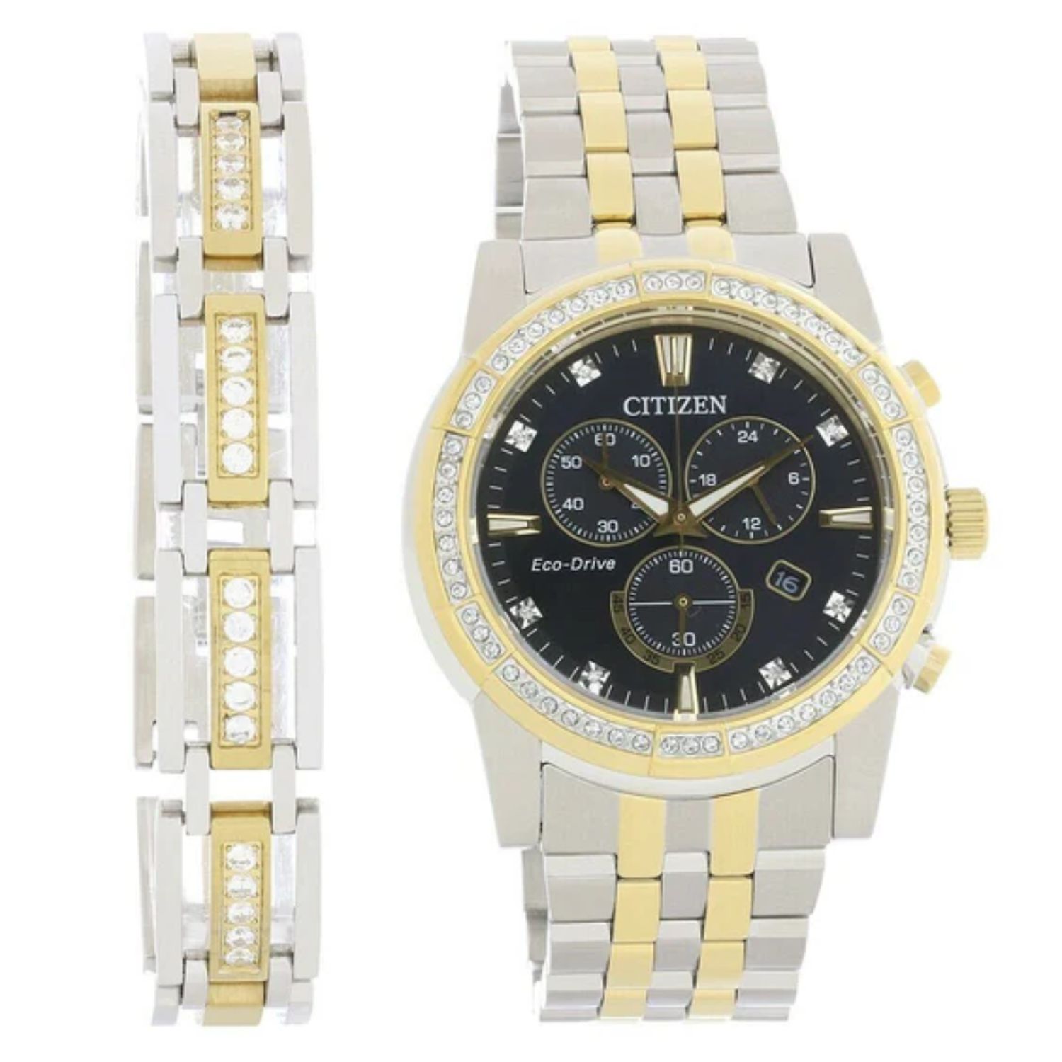 Citizen Corso 42mm Black Dial Quartz Men's Watch AT2454-65E