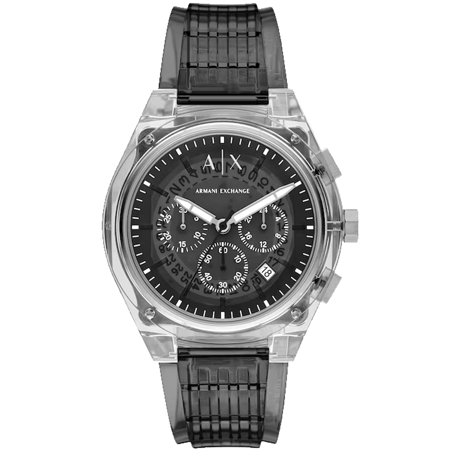 Armani Exchange Rafael 44mm Grey Dial Quartz Men's Watch AX4167