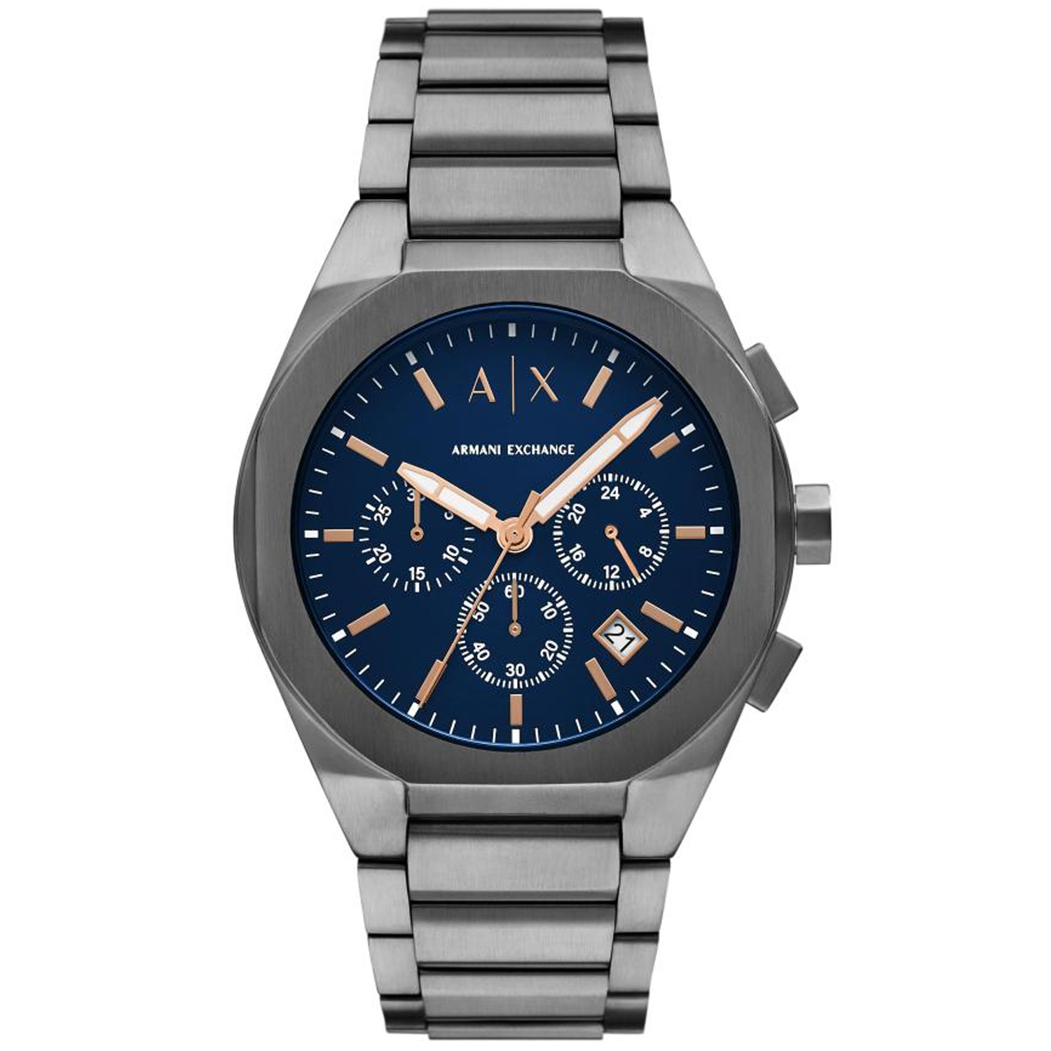 Armani Exchange Rafael 42mm Blue Dial Quartz Men's Watch AX4182