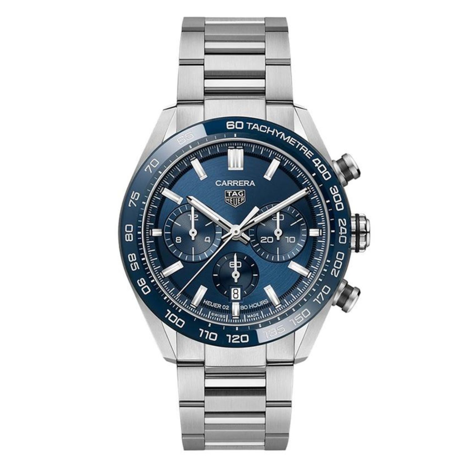 TAG Heuer Carrera 44mm Blue Dial Quartz Men's Watch CBN2A1A.BA0643