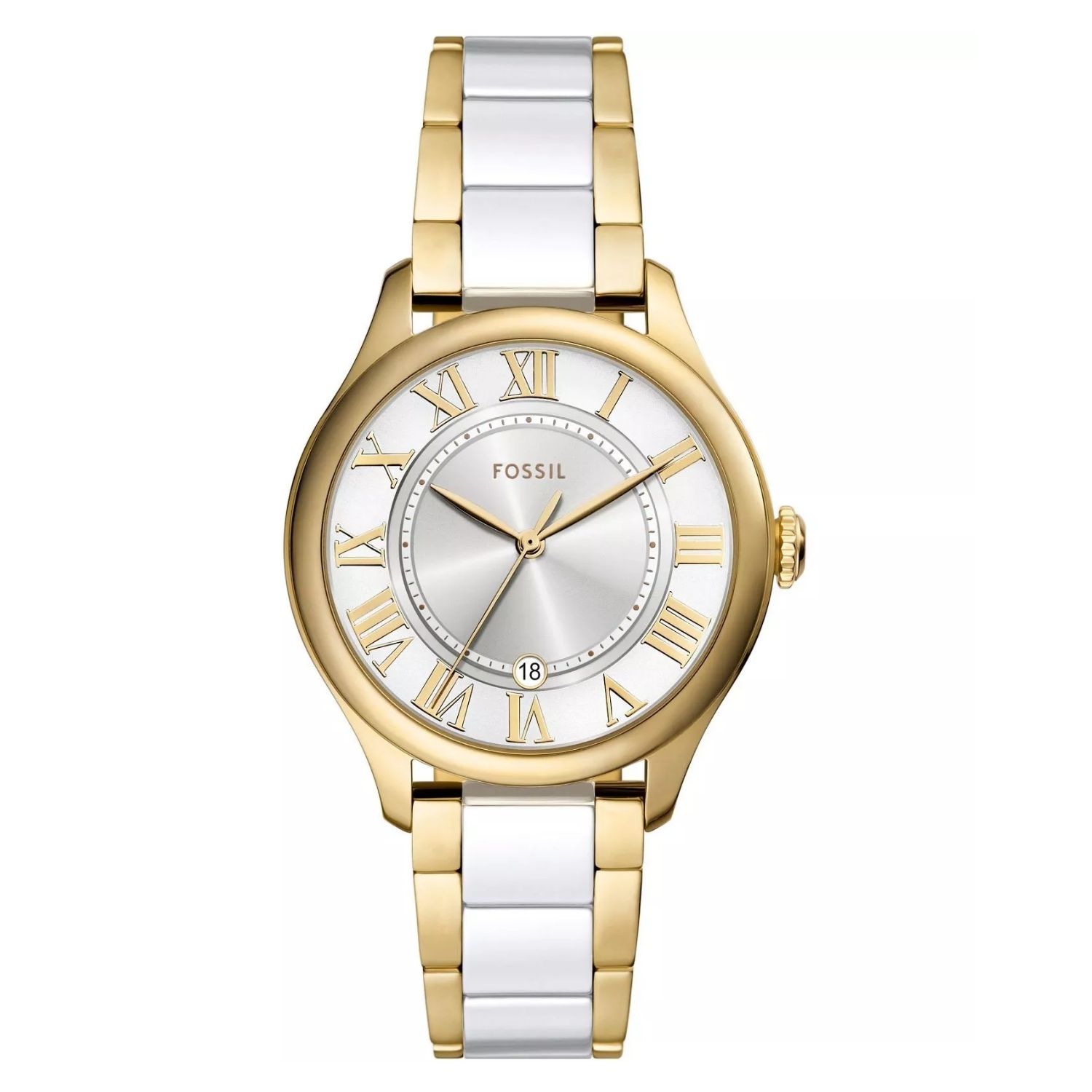 Fossil Gilmore 38mm White Dial Quartz Women's Watch CE1131