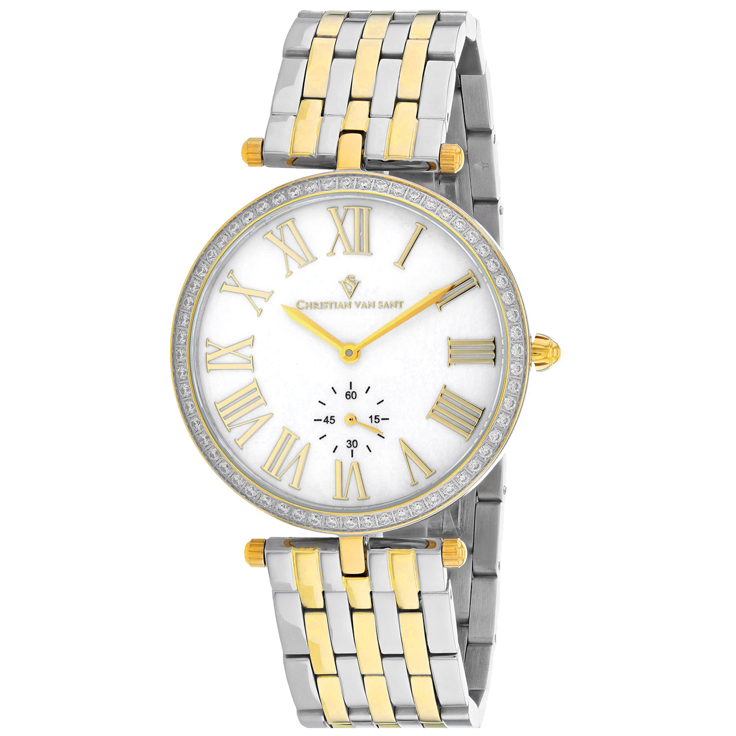 Christian Van Sant Hush 36mm Mother of Pearl Dial Quartz Women's Watch CV0296