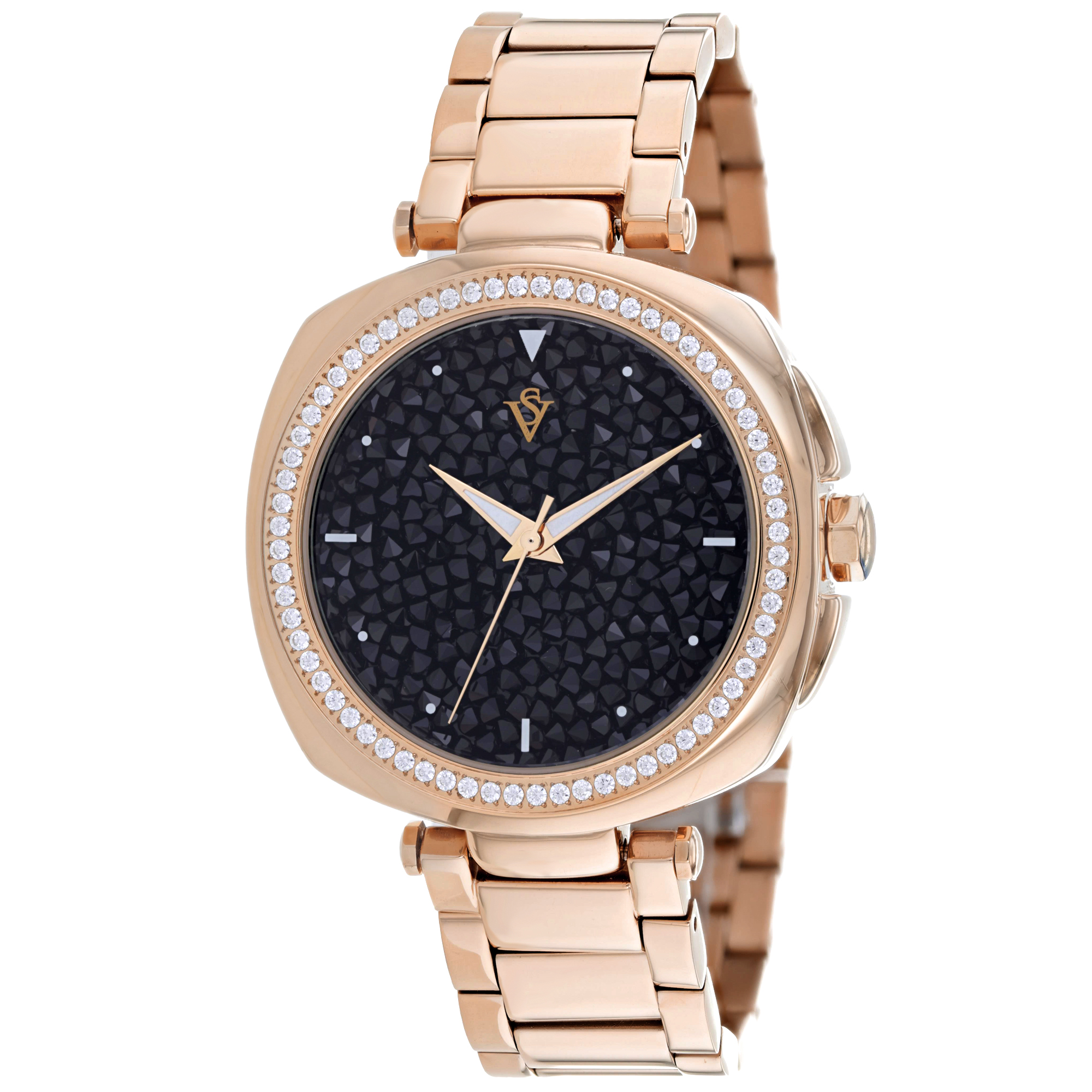 Christian Van Sant Mirabella 40mm Black Dial Quartz Women's Watch CV0491