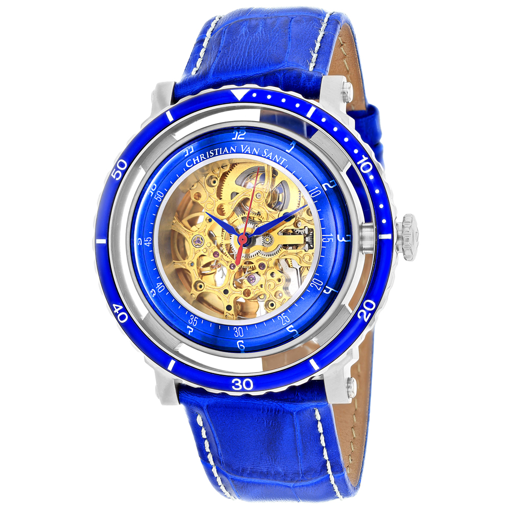 Christian Van Sant Dome 45mm Gold Dial Automatic Men's Watch CV0740