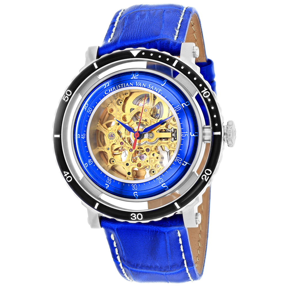 Christian Van Sant Dome 45mm Gold Dial Automatic Men's Watch CV0741