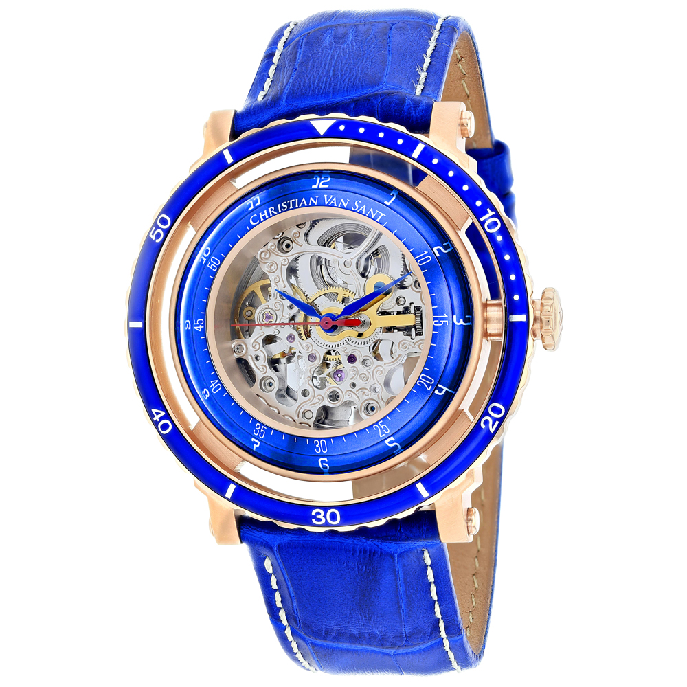 Christian Van Sant Dome 45mm Silver Dial Automatic Men's Watch CV0742