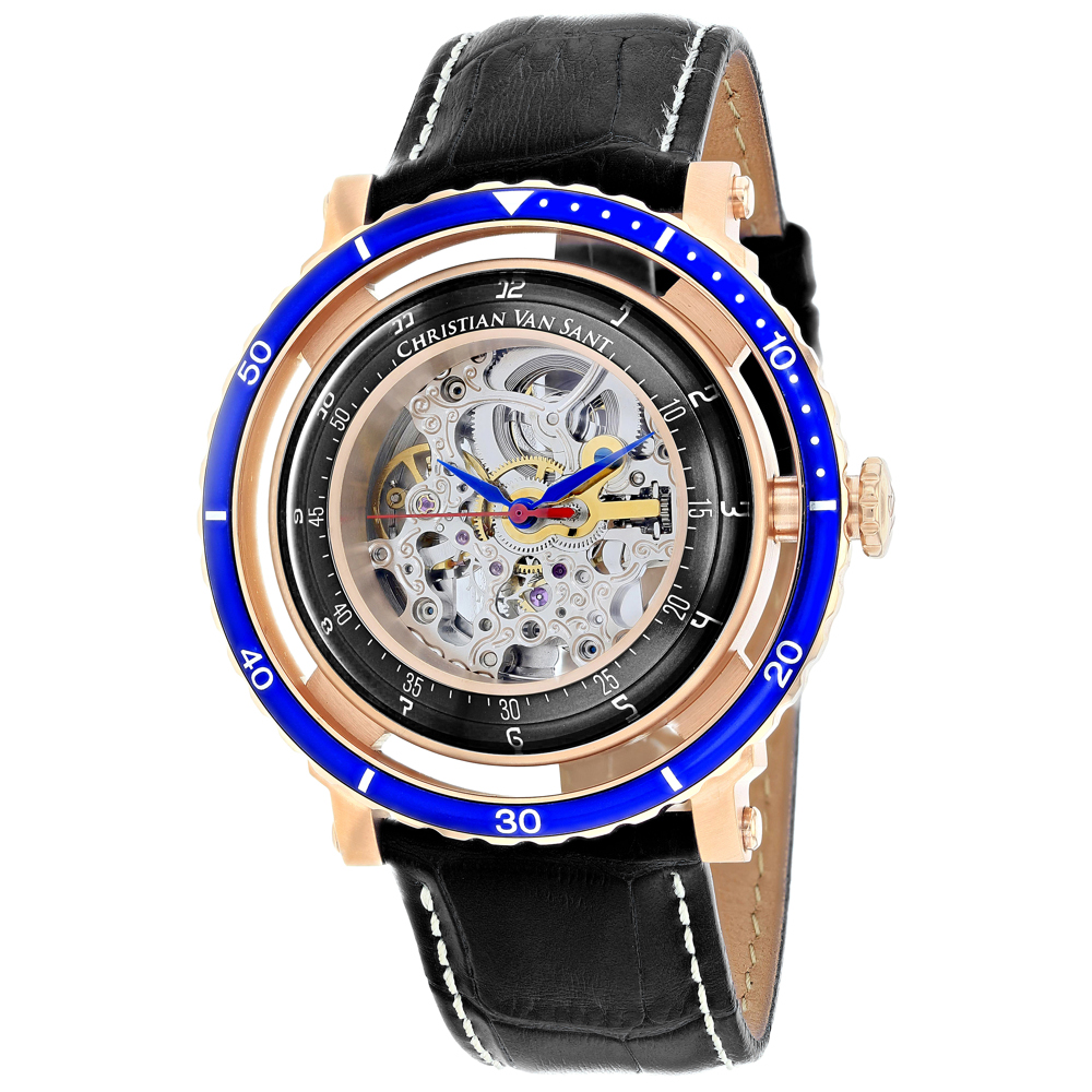 Christian Van Sant Dome 45mm Silver Dial Automatic Men's Watch CV0743