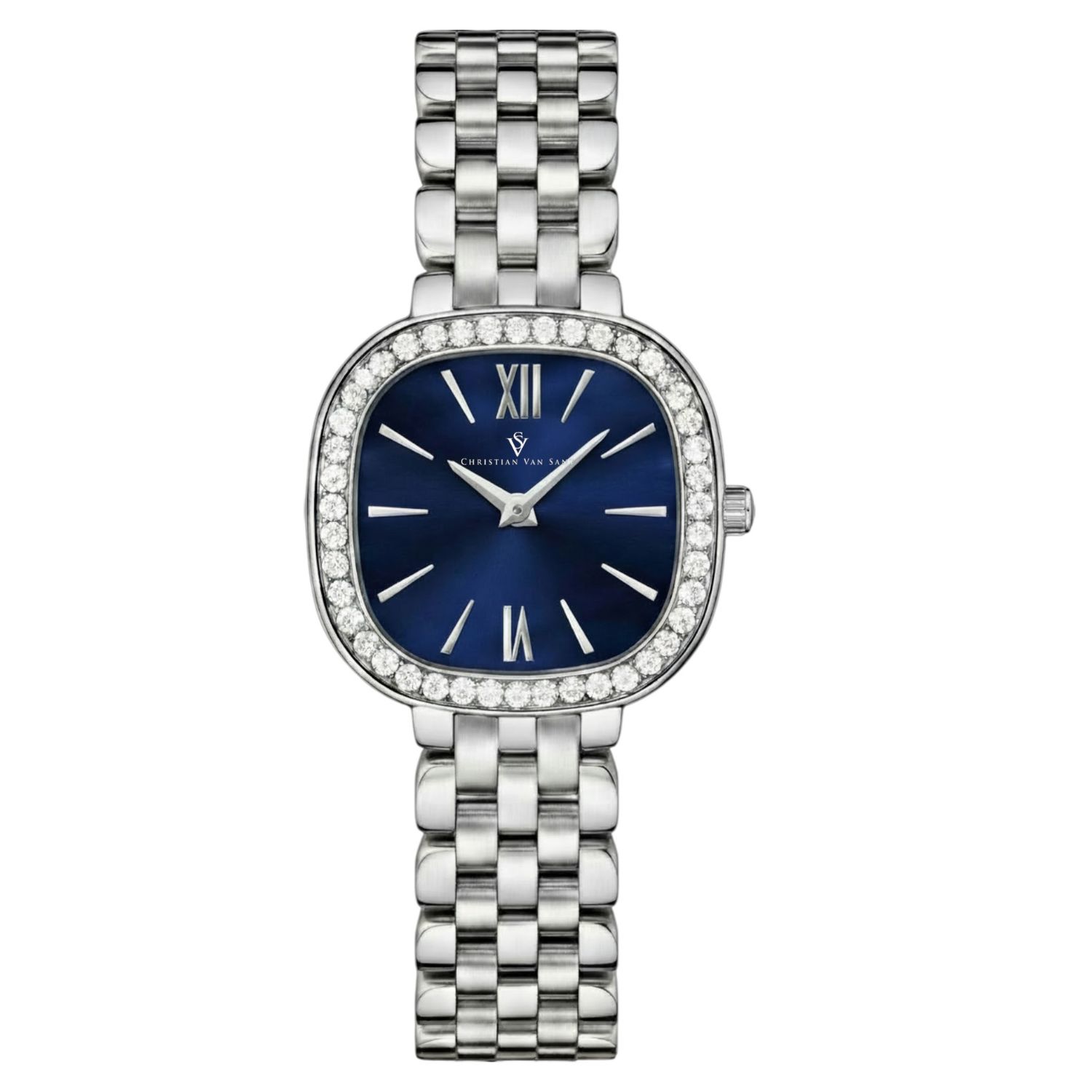 Christian Van Sant Rivoli 24mm Blue Dial Quartz Women's Watch CV1264