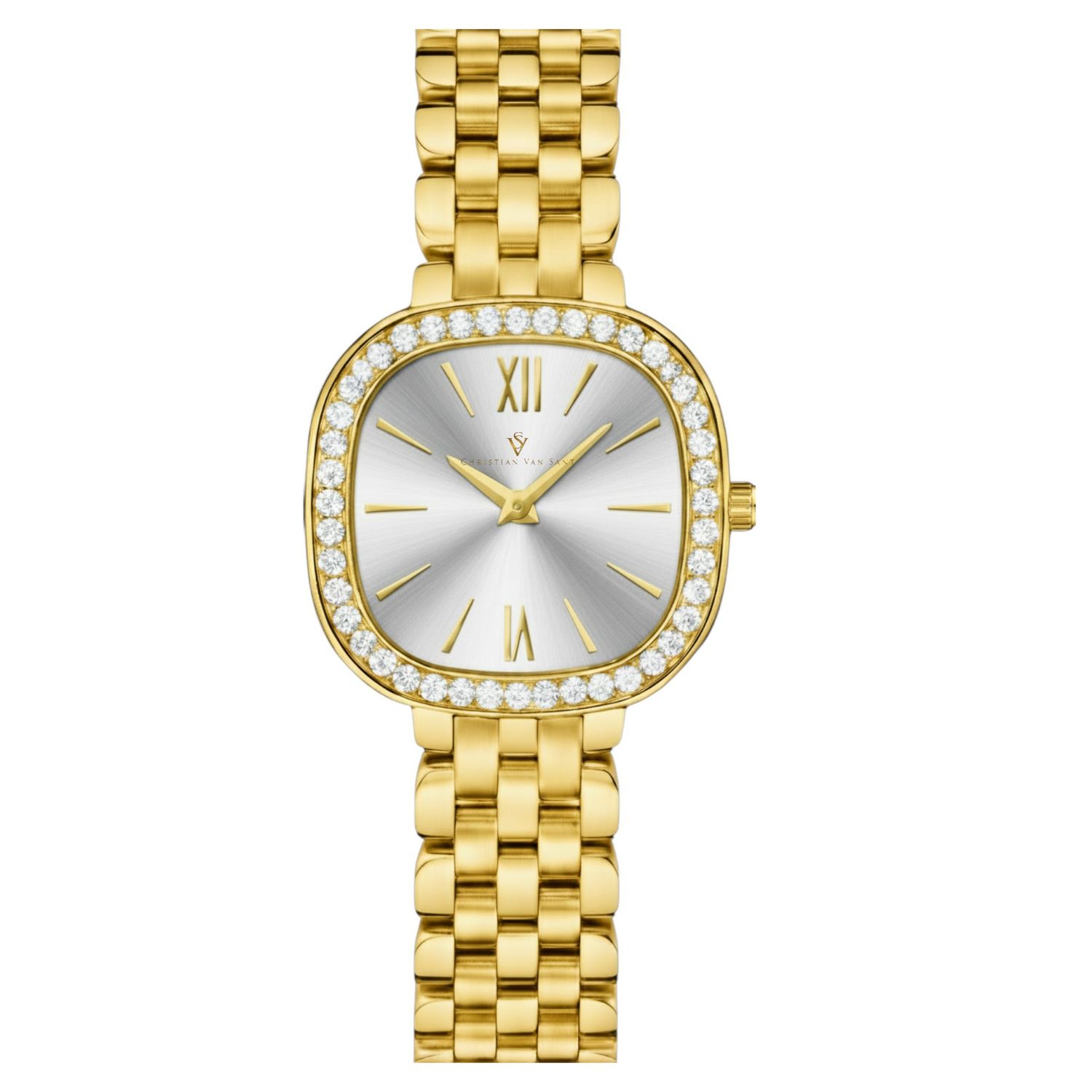 Christian Van Sant Rivoli 24mm Silver Dial Quartz Women's Watch CV1266