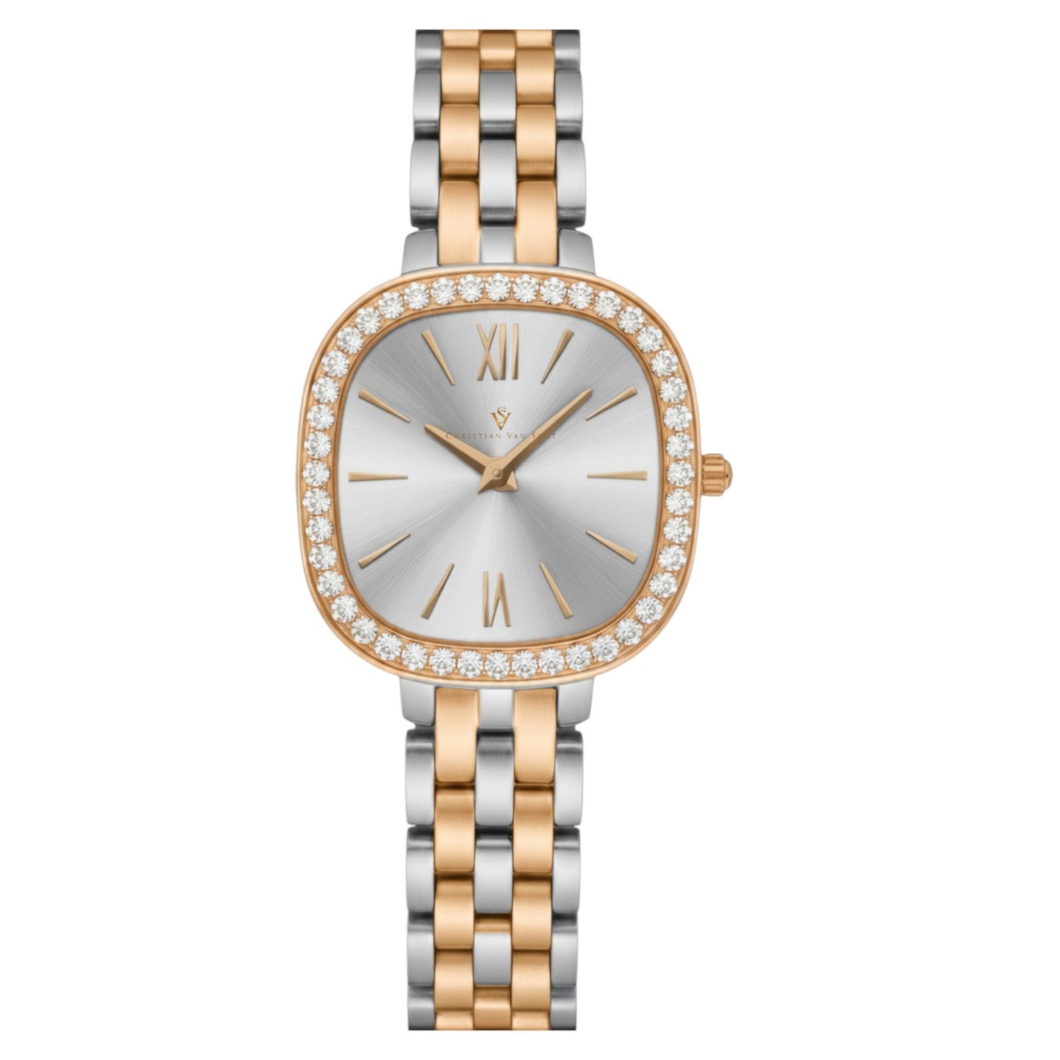 Christian Van Sant Rivoli 24mm Silver Dial Quartz Women's Watch CV1269