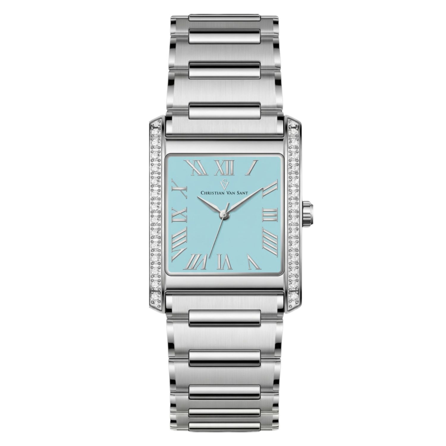 Christian Van Sant Atelier 20mm Blue Dial Quartz Women's Watch CV1282