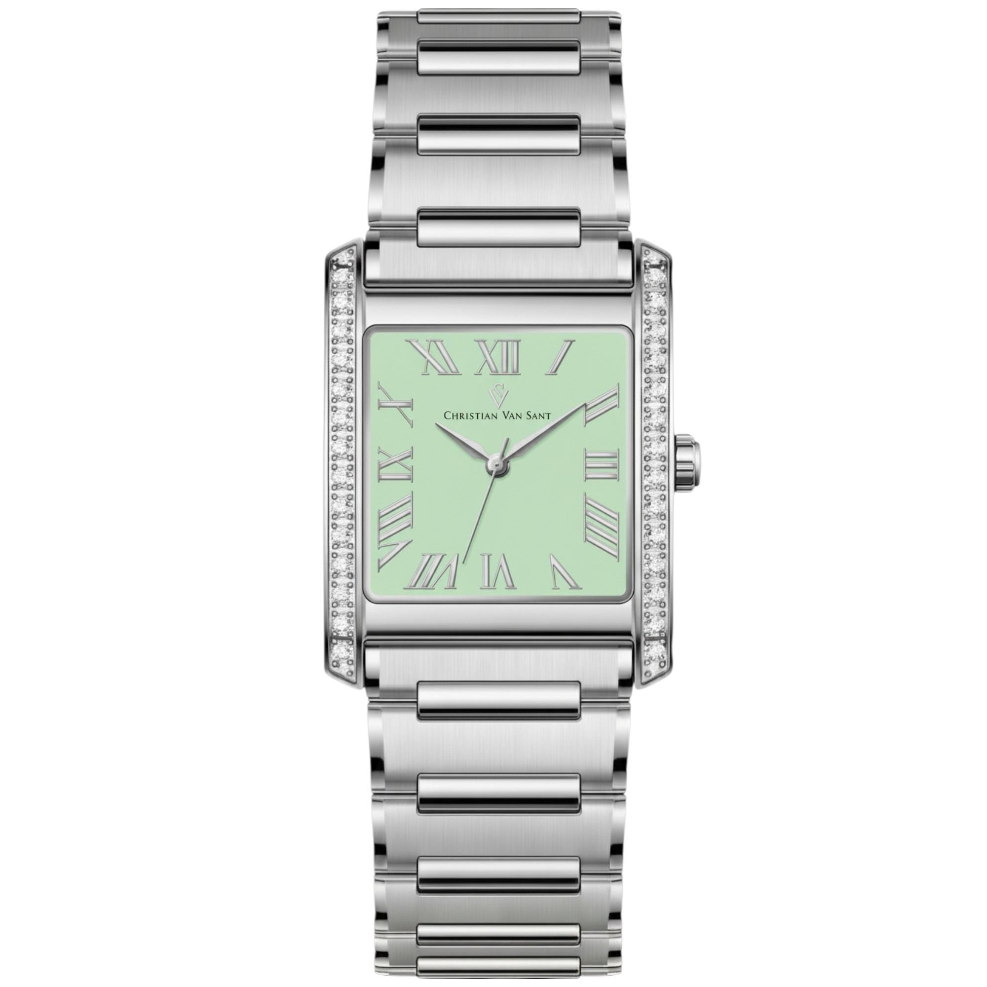 Christian Van Sant Atelier 20mm Light Green Dial Quartz Women's Watch CV1284