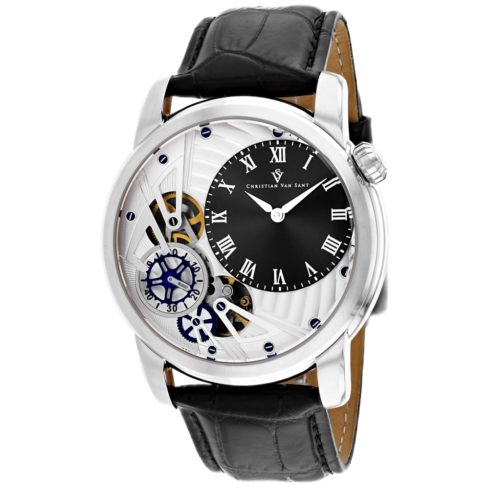 Christian Van Sant Sprocket Auto-Quartz 46mm Black Dial Quartz Men's Watch CV1541