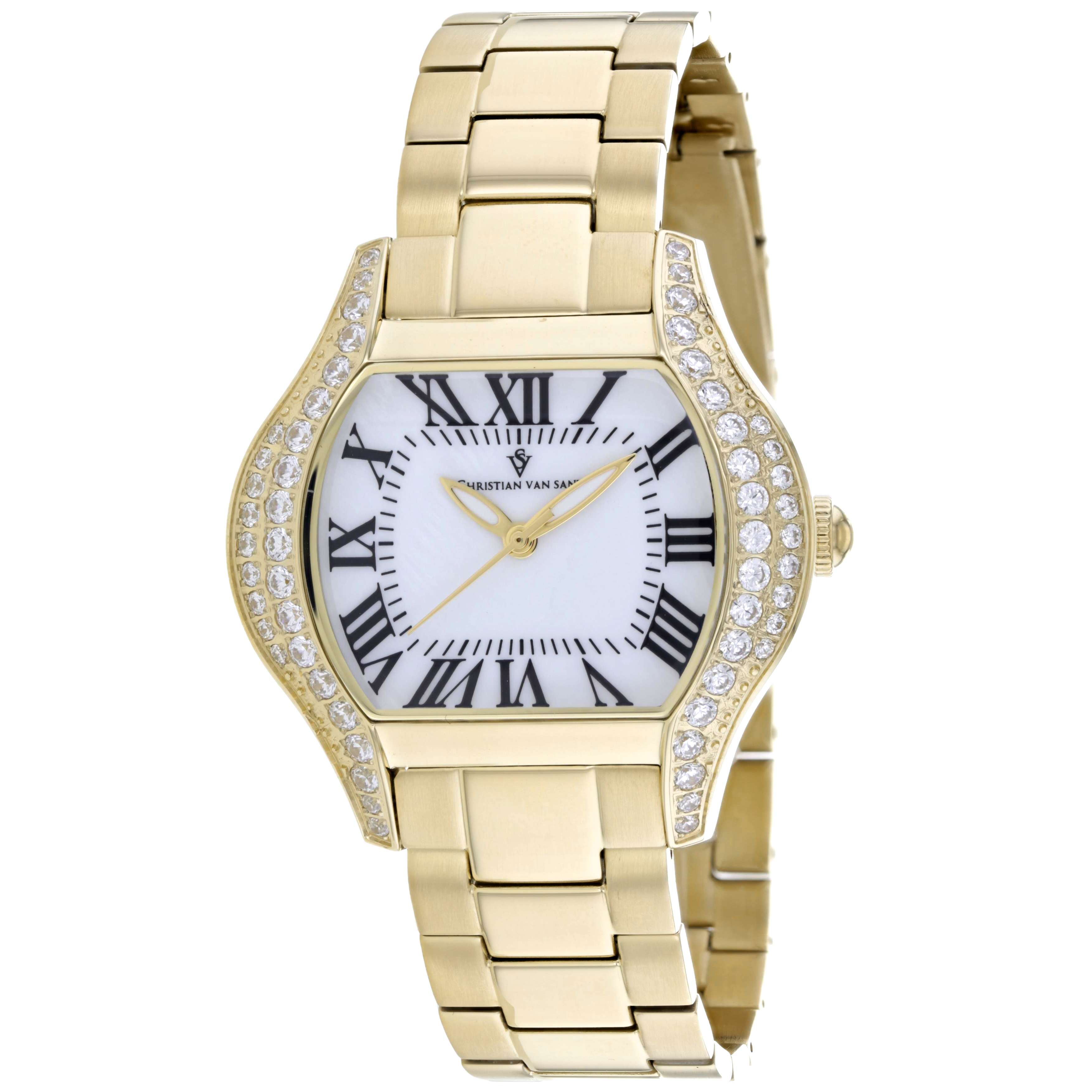 Christian Van Sant Bianca 34mm White Dial Quartz Women's Watch CV1833