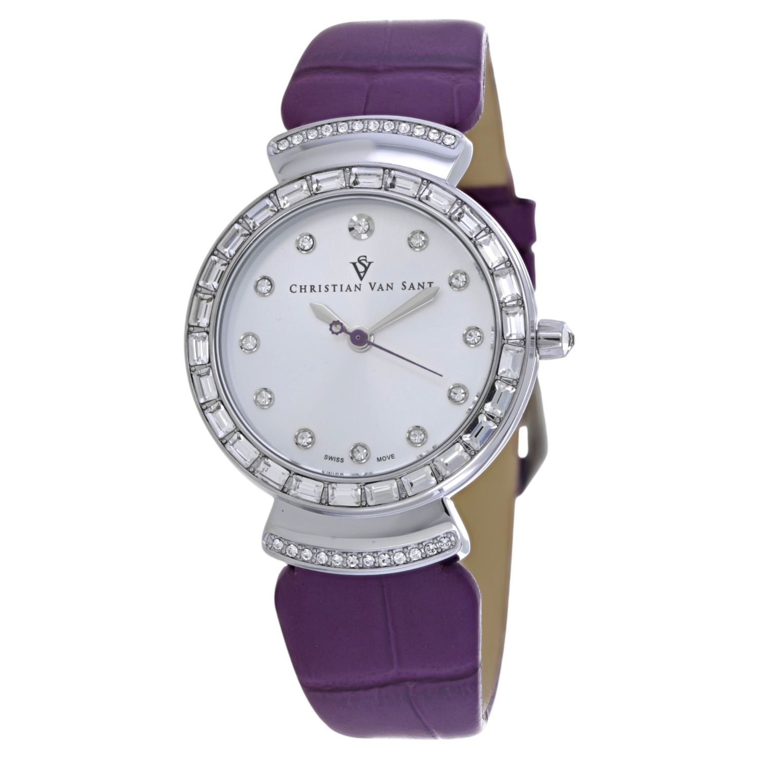 Christian Van Sant Nova 34mm Silver Dial Quartz Women's Watch CV2942