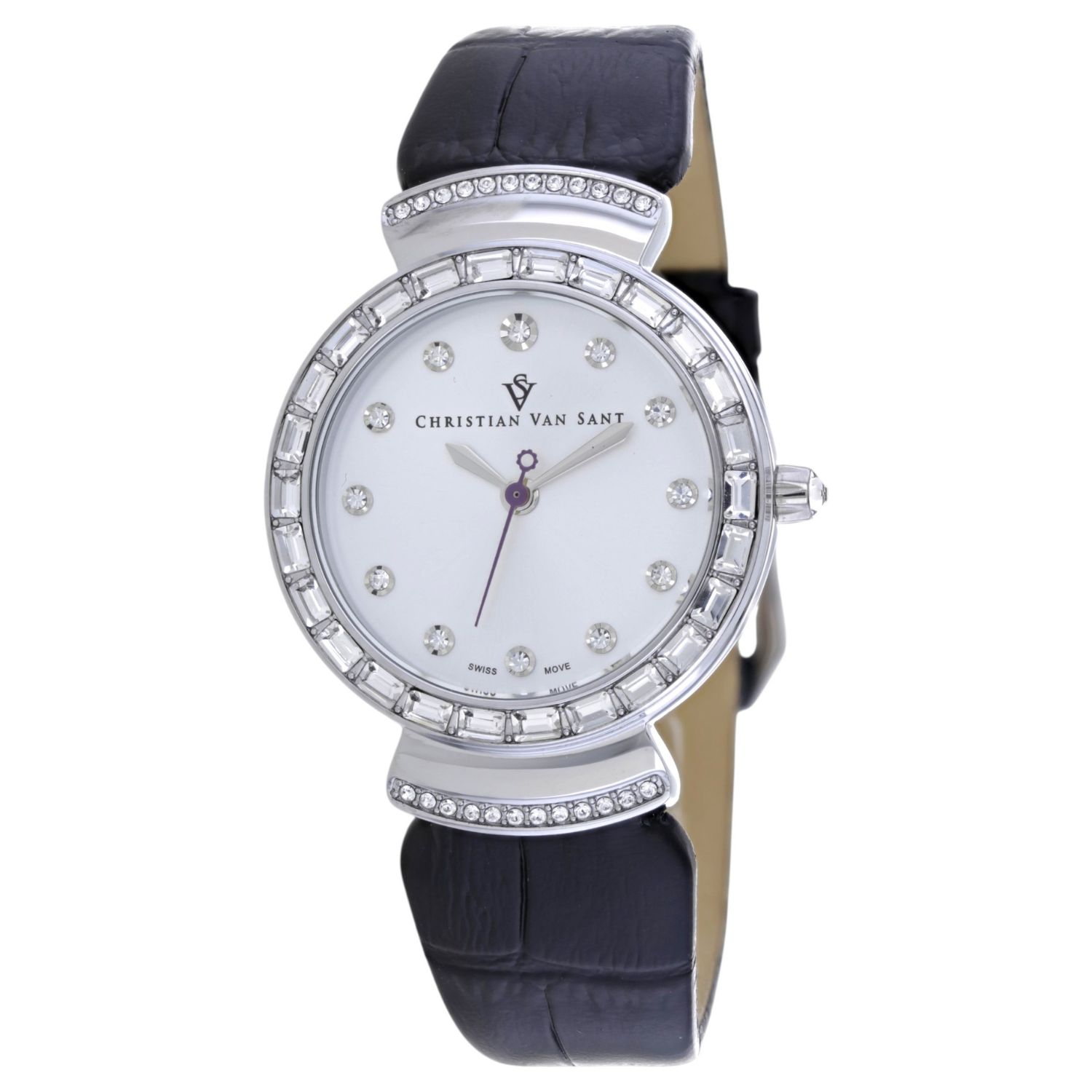 Christian Van Sant Nova 34mm Silver Dial Quartz Women's Watch CV2943
