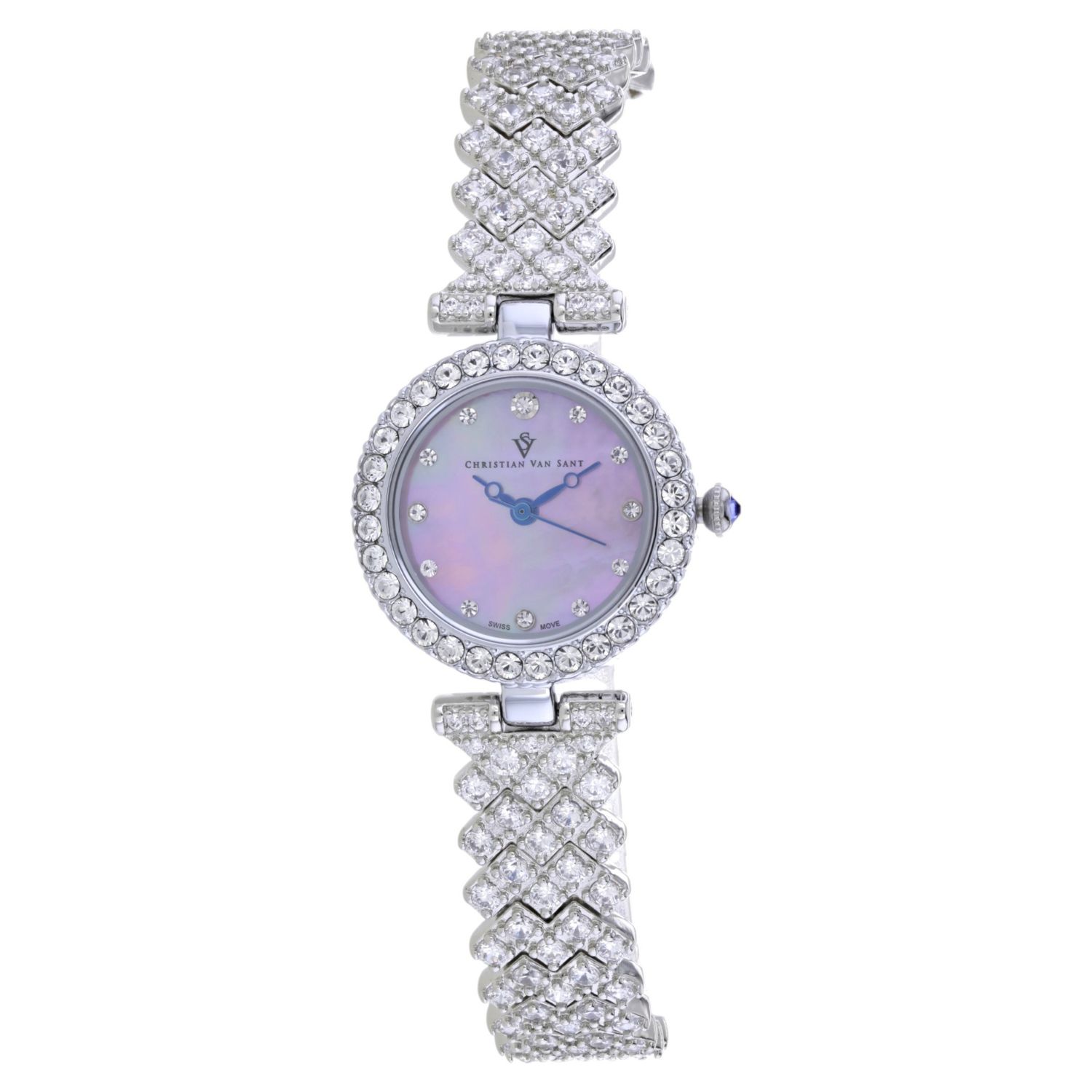 Christian Van Sant Romana 25mm Pink Dial Quartz Women's Watch CV2951
