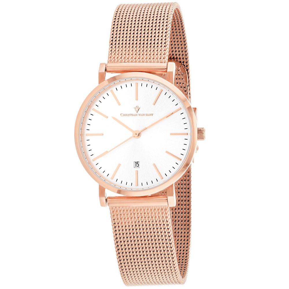 Christian Van Sant Paradigm 32mm Silver Dial Quartz Women's Watch CV4222