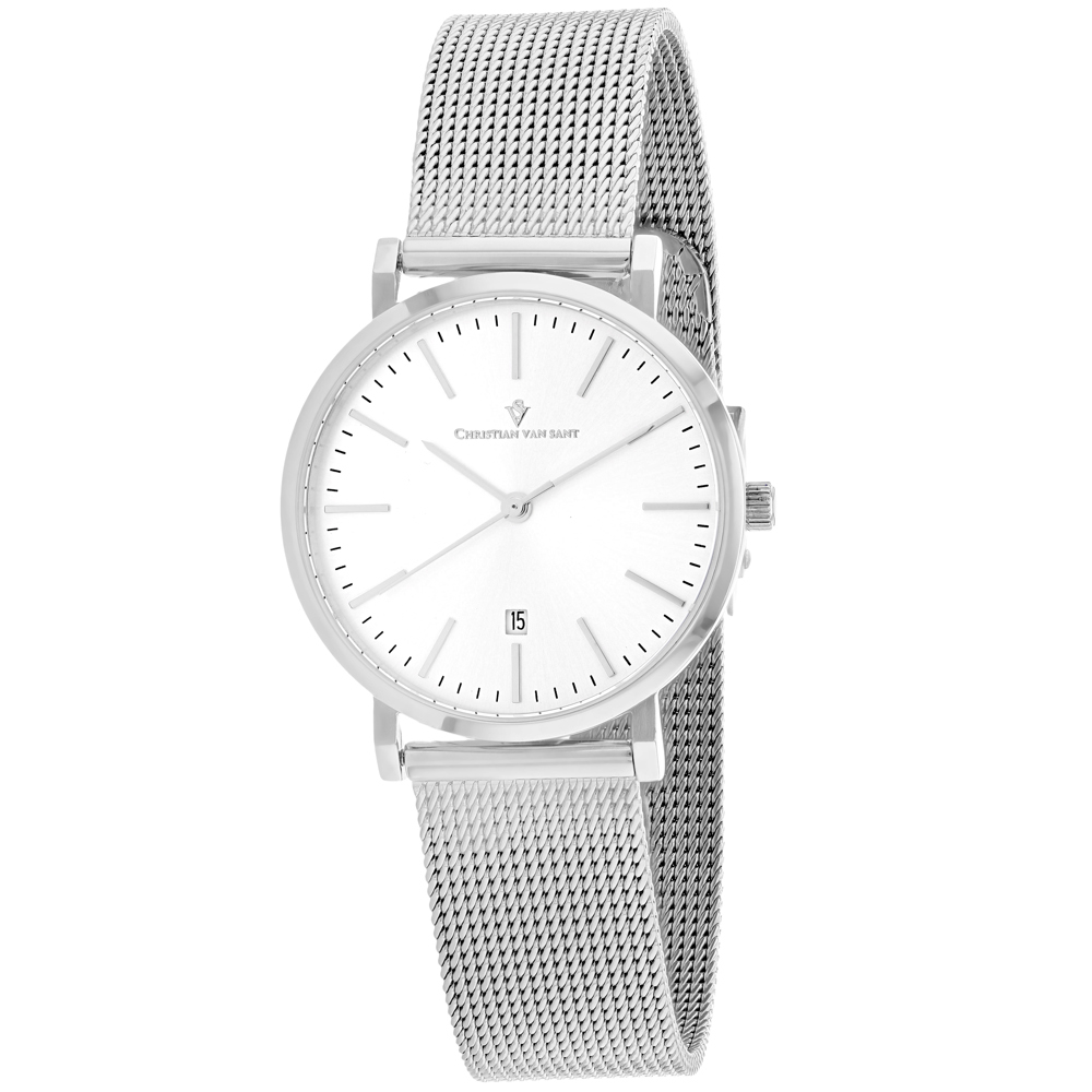 Christian Van Sant Paradigm 32mm Silver Dial Quartz Women's Watch CV4223