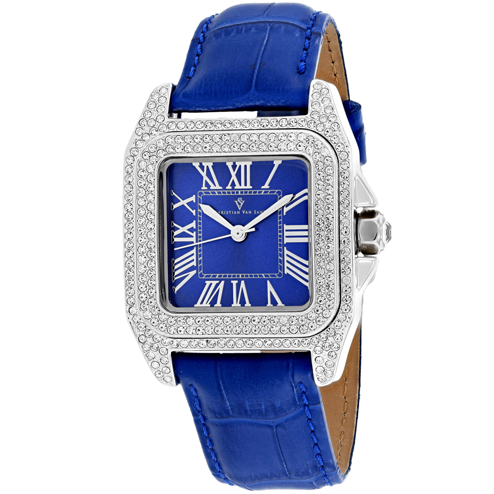 Christian Van Sant Radieuse 41mm Blue Dial Quartz Women's Watch CV4421