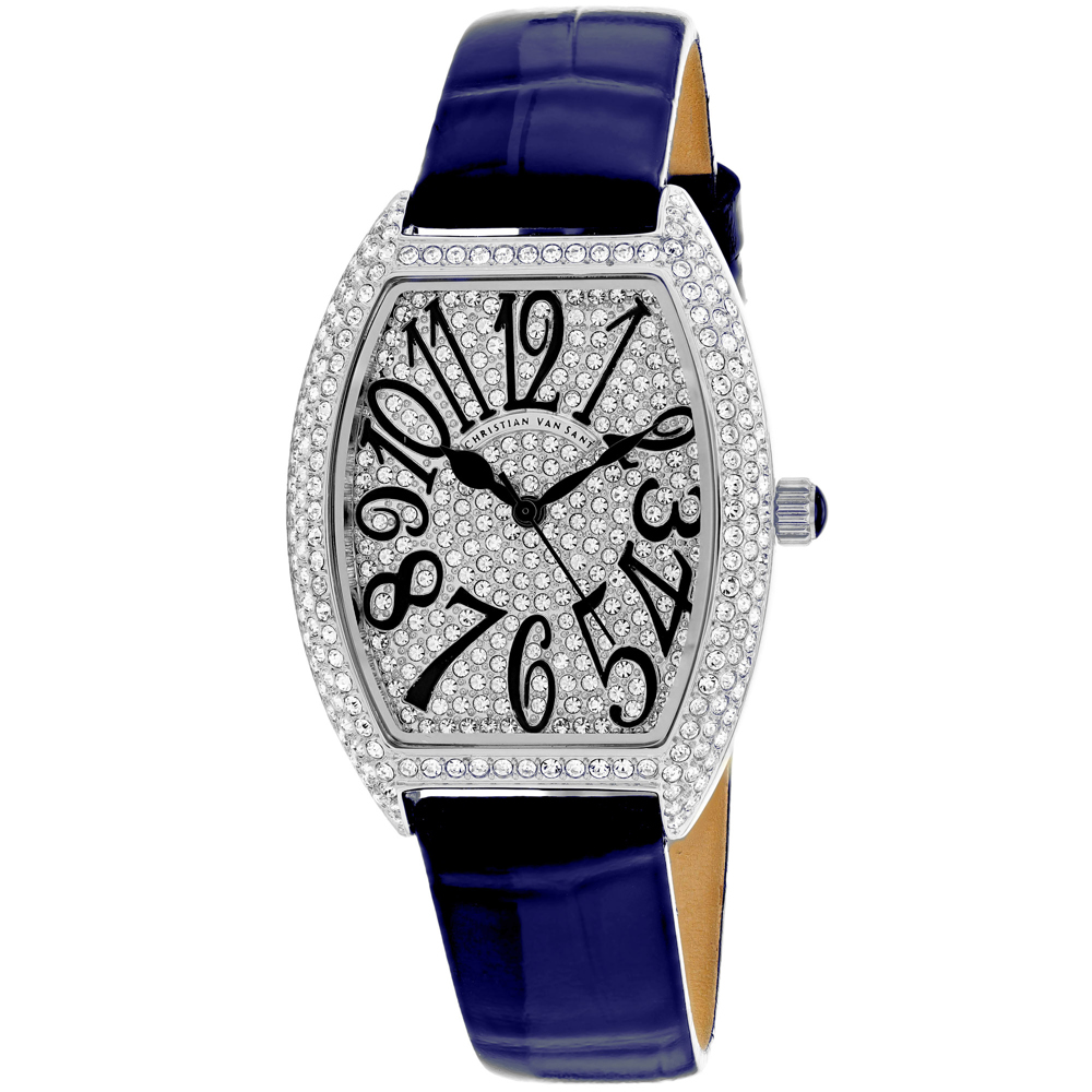 Christian Van Sant Elegant 41mm Silver Dial Quartz Women's Watch CV4821