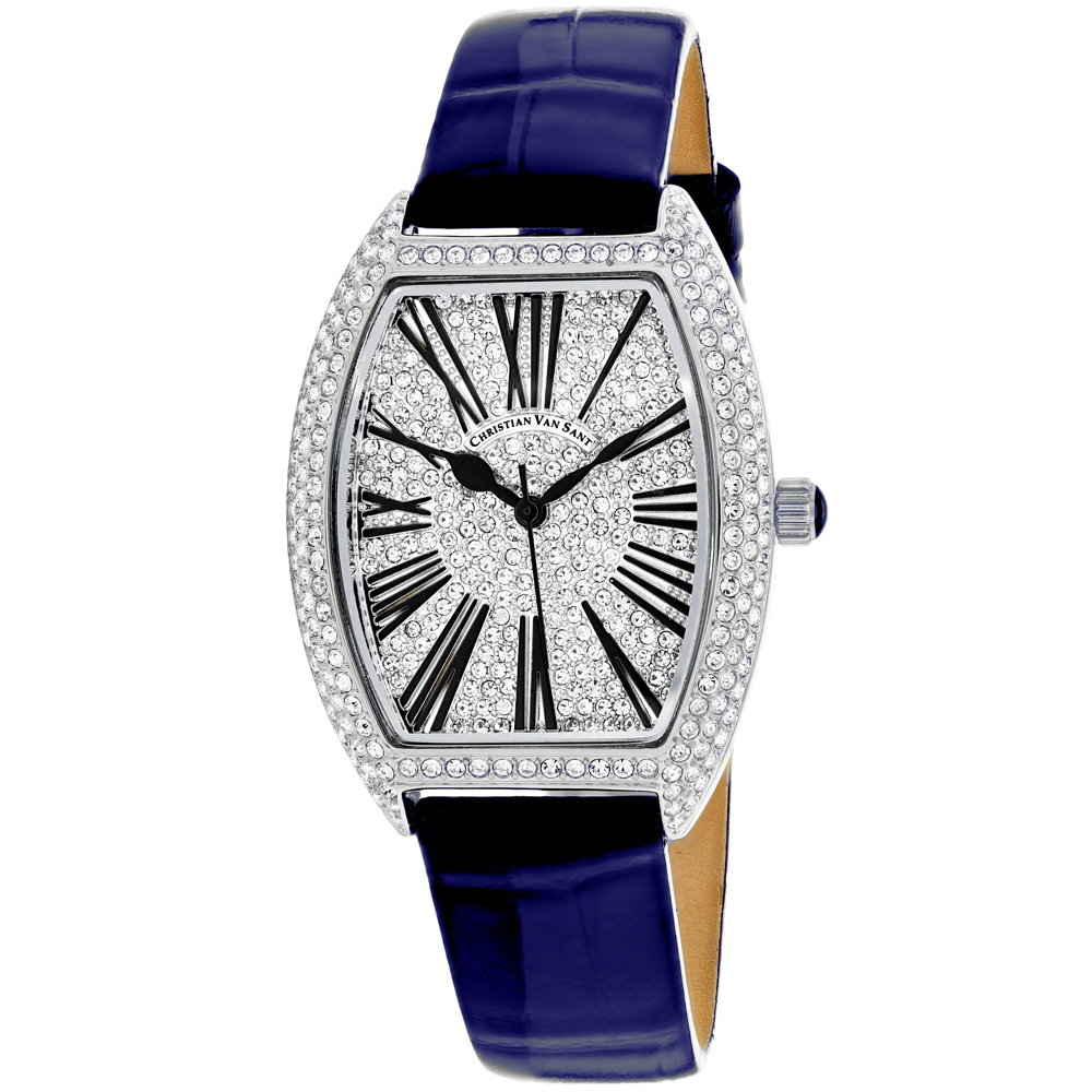 Christian Van Sant Chic 36mm Silver Dial Quartz Women's Watch CV4841