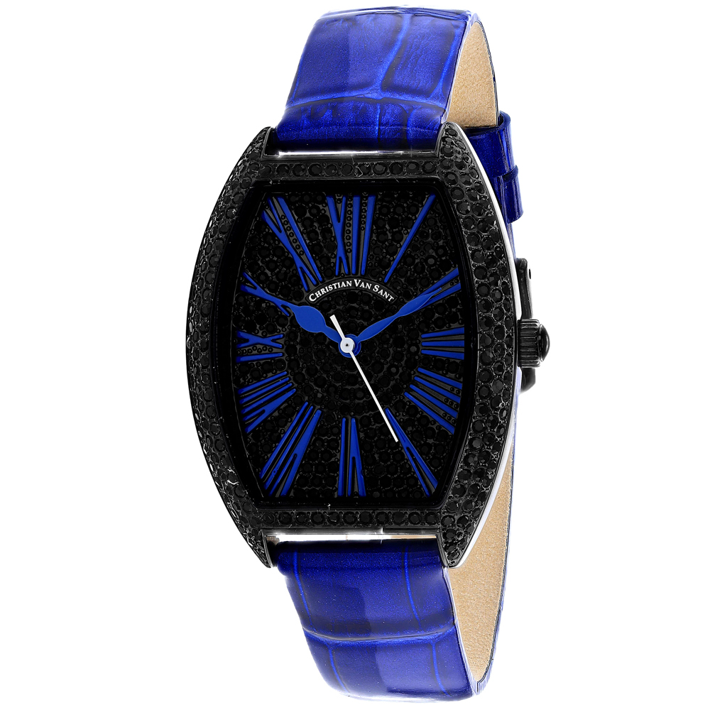 Christian Van Sant Chic 36mm Black Dial Quartz Women's Watch CV4845