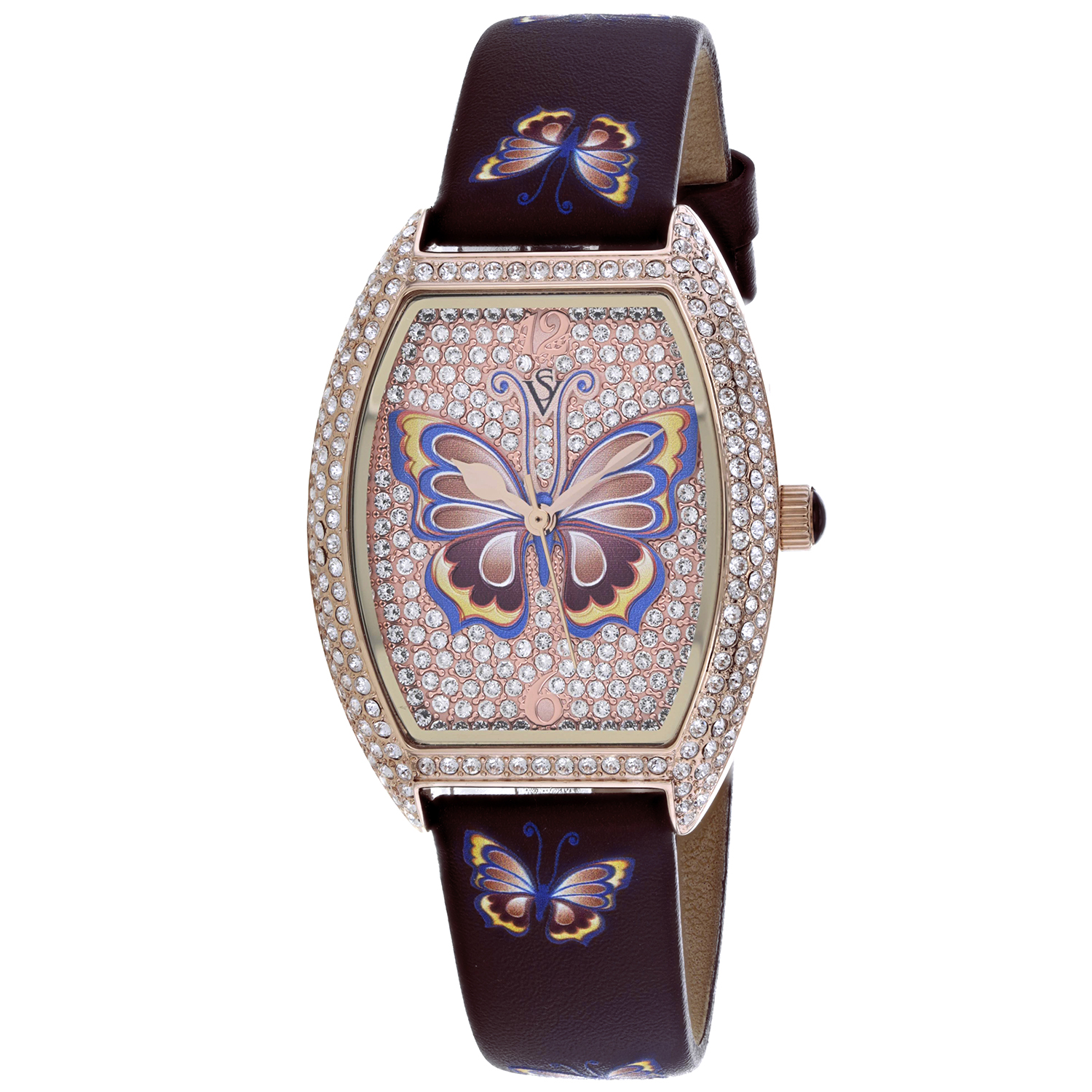 Christian Van Sant Papillon 36mm Gold Dial Quartz Women's Watch CV4874