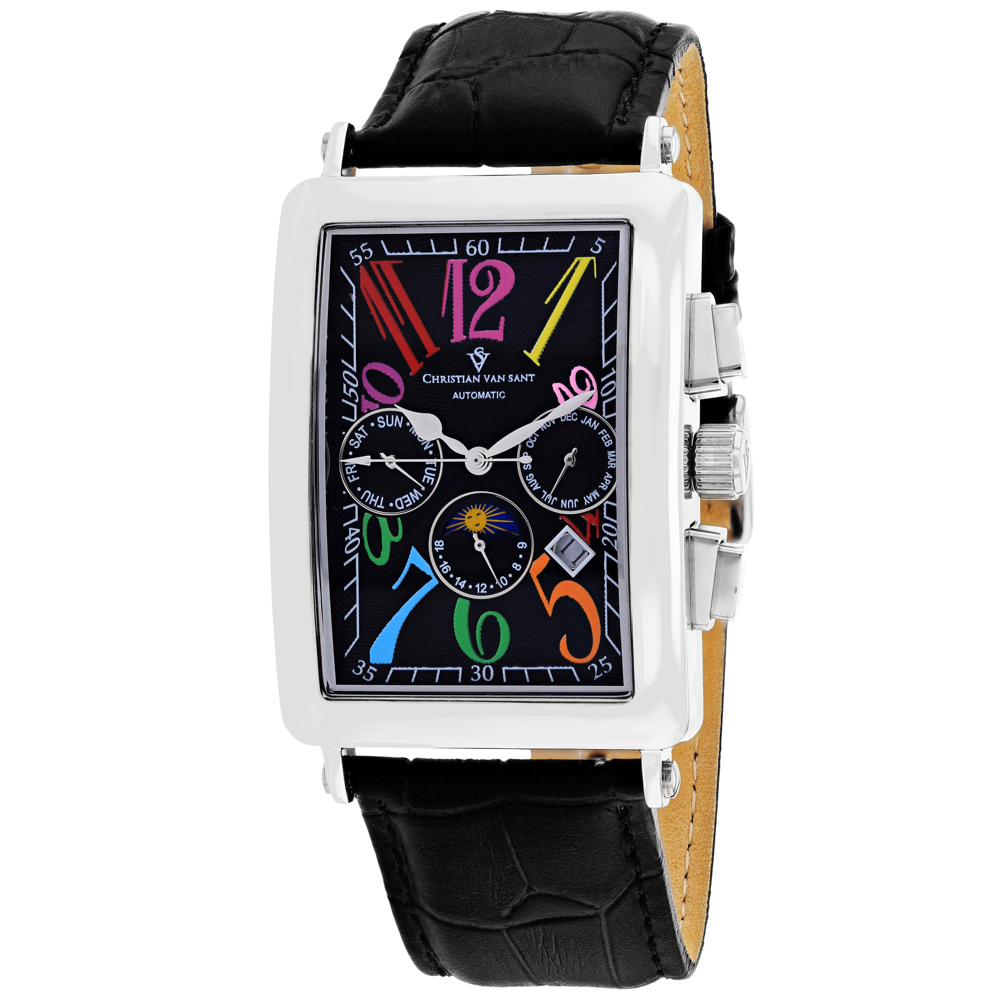 Christian Van Sant Prodigy 52mm Black Dial Automatic Men's Watch CV9132