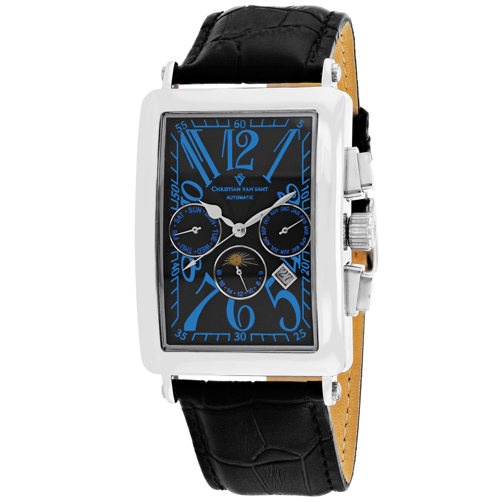 Christian Van Sant Prodigy 52mm Black Dial Automatic Men's Watch CV9135