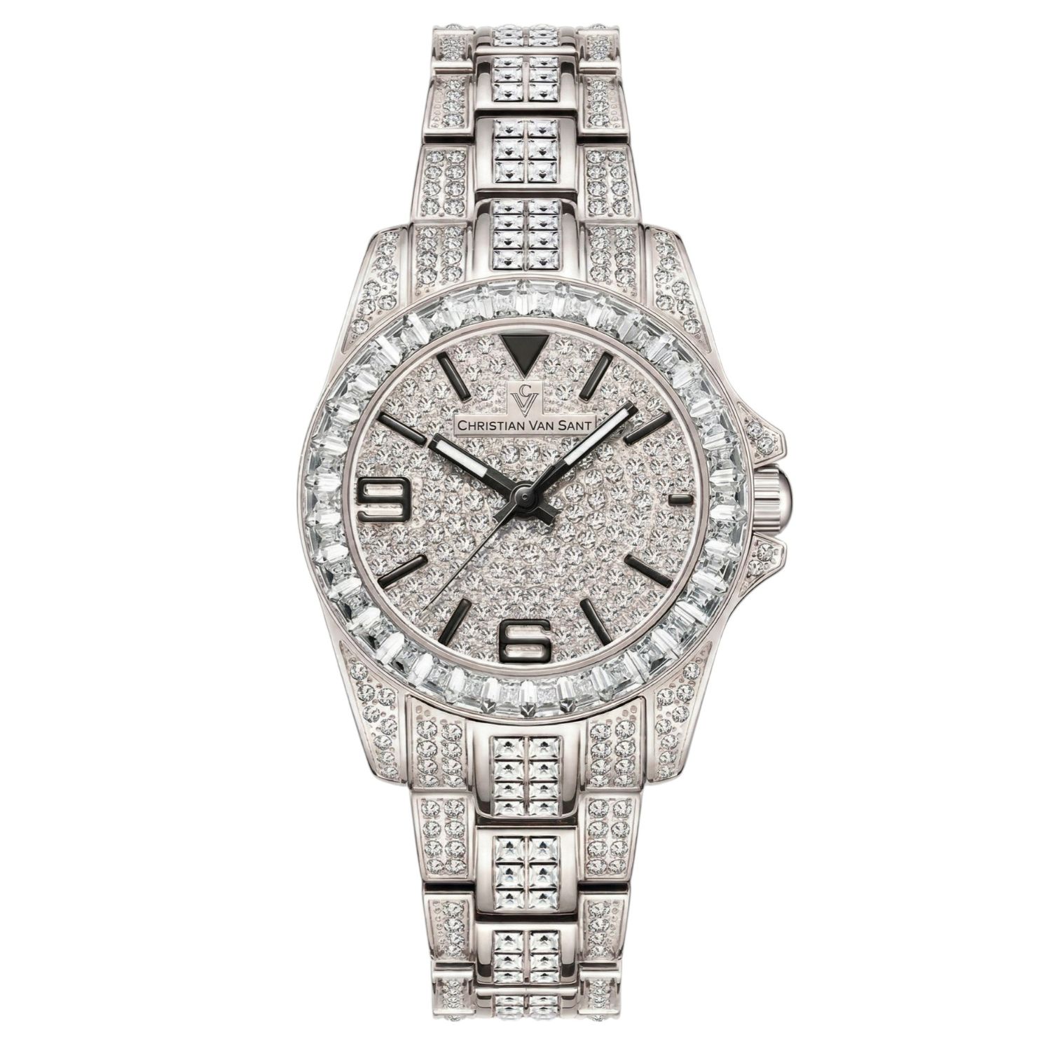 Christian Van Sant Majestic 31mm Silver Dial Quartz Women's Watch CV9210