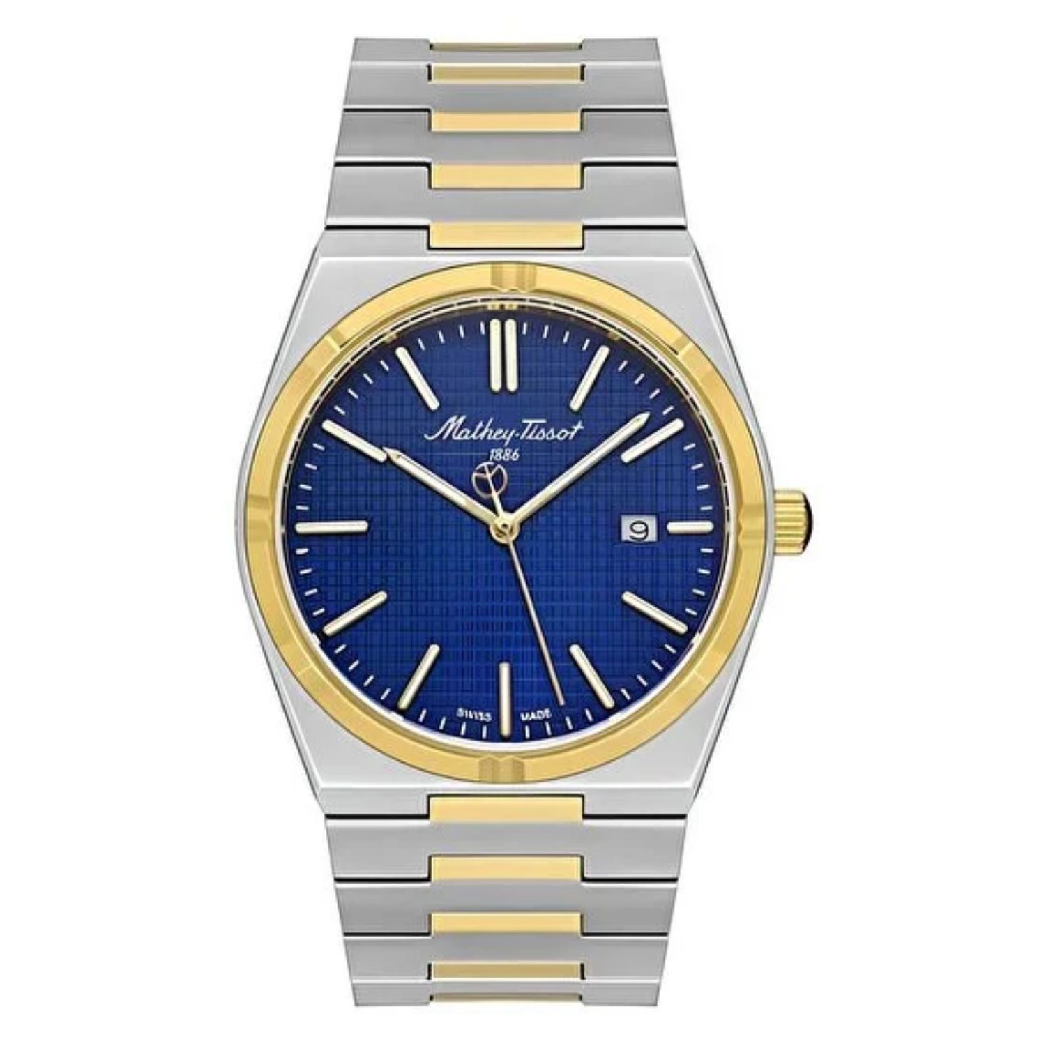 Mathey-Tissot Zoltan 36mm Blue Dial Quartz Women's Watch D117BBU