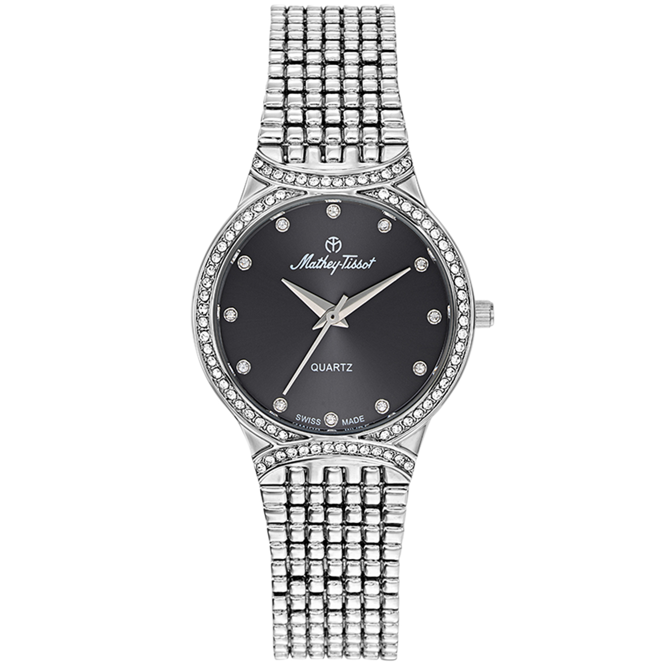 Mathey-Tissot Classic 28mm Black Dial Quartz Women's Watch D2681AN