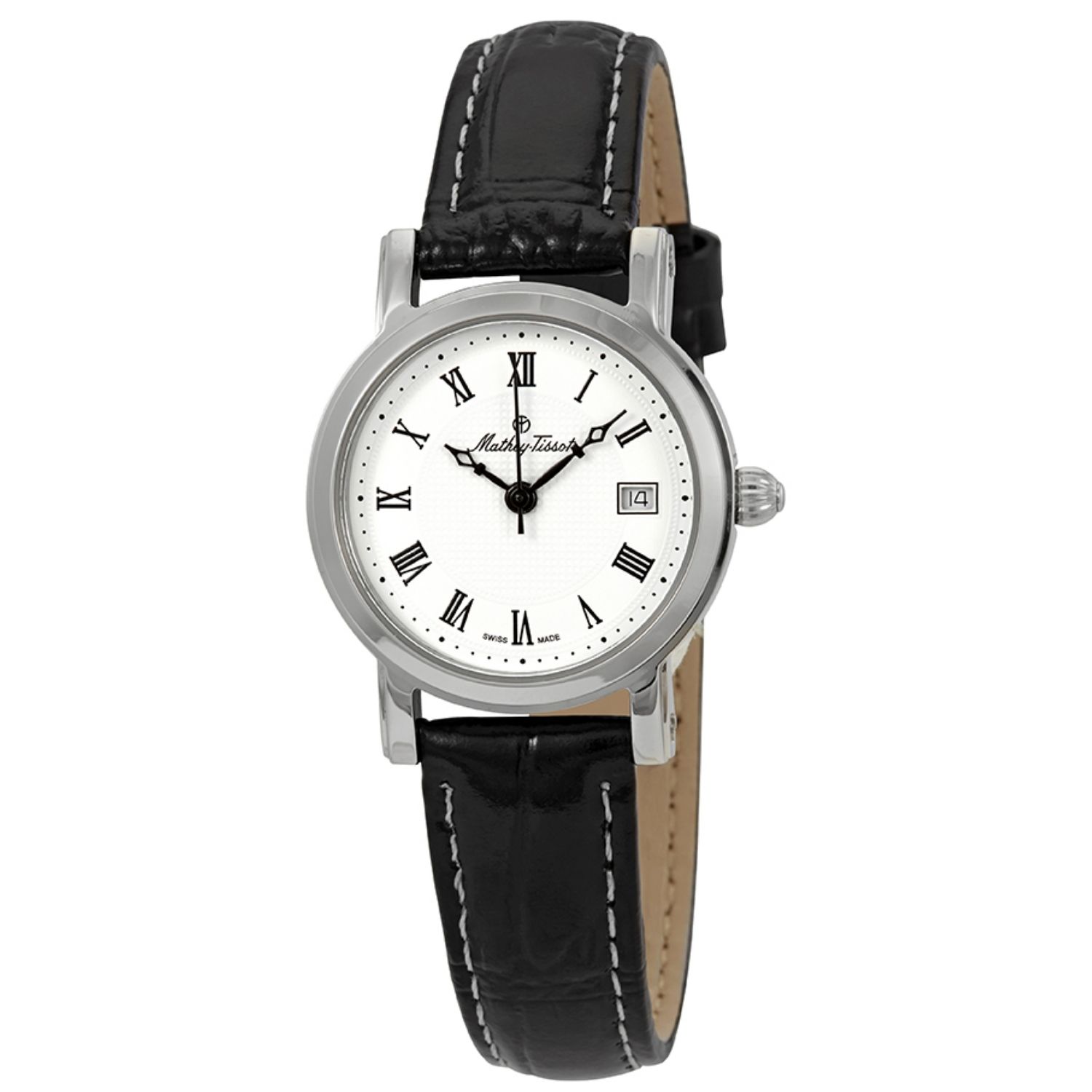 Mathey-Tissot City Vintage 28mm White Dial Quartz Women's Watch D31186ABR