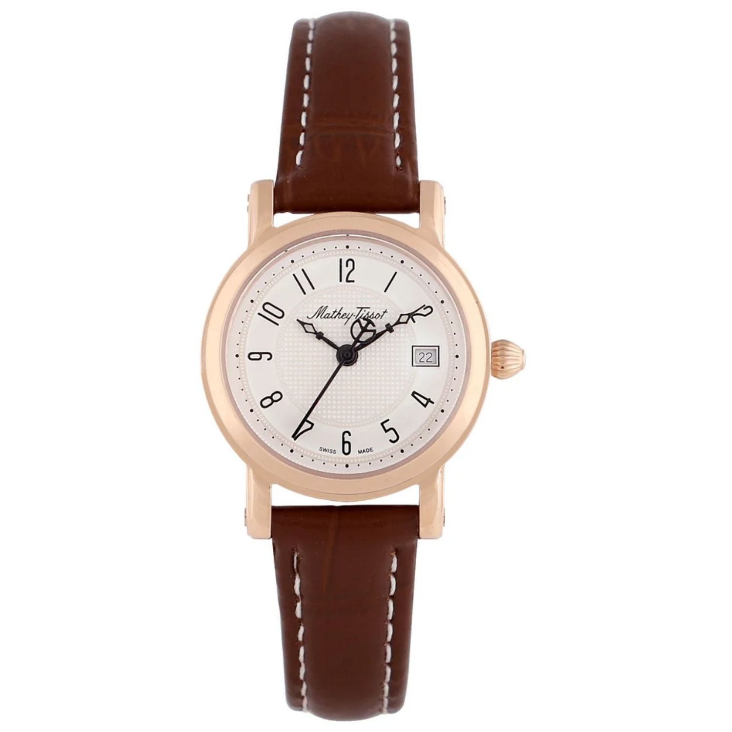 Mathey-Tissot City Vintage 28mm White Dial Quartz Women's Watch D31186PG