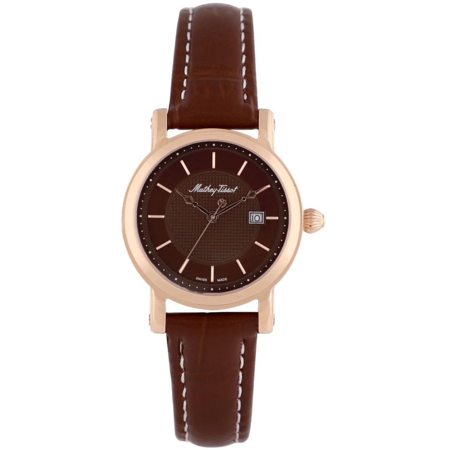 Mathey-Tissot City Vintage 28mm Brown Dial Quartz Women's Watch D31186PM