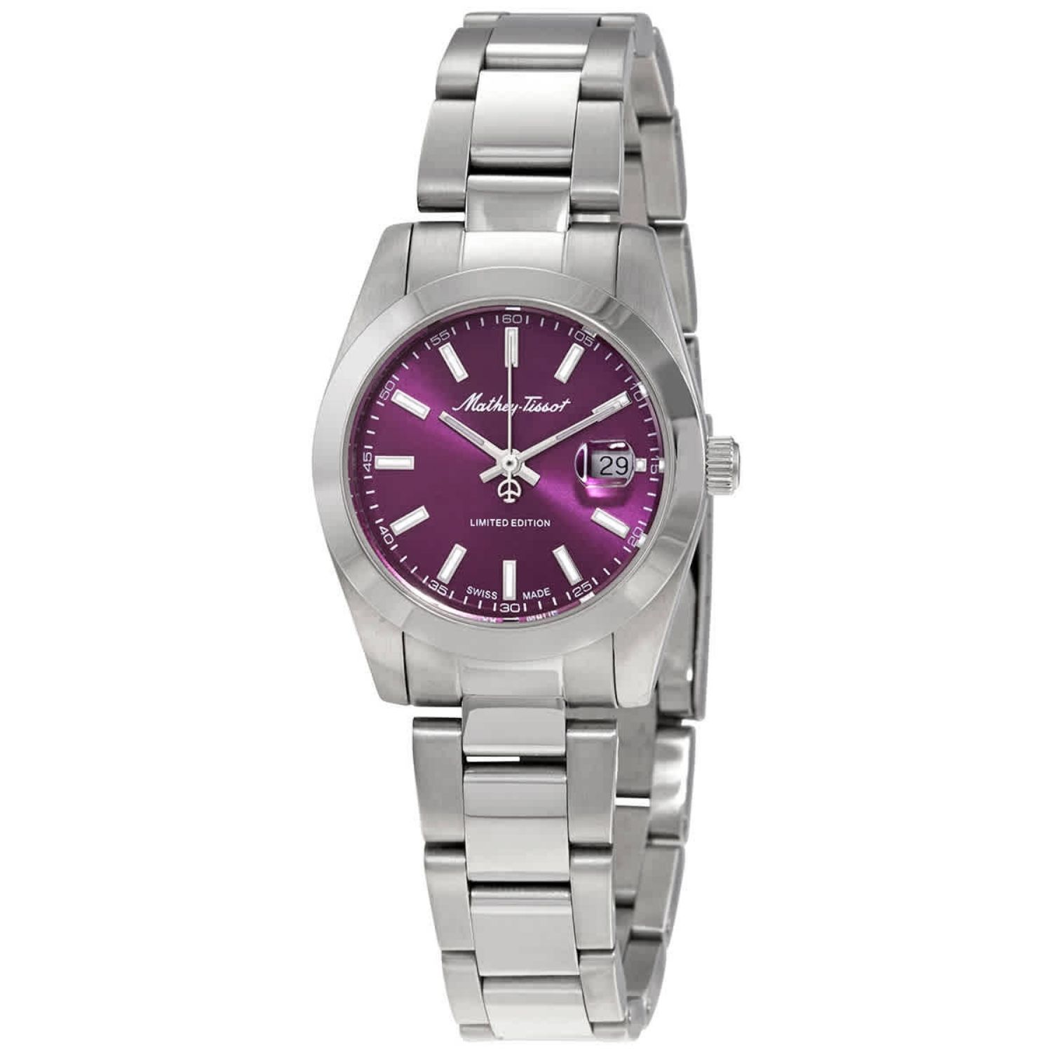 Mathey-Tissot Mathy Sunray 30mm Purple Dial Quartz Women's Watch D451PU