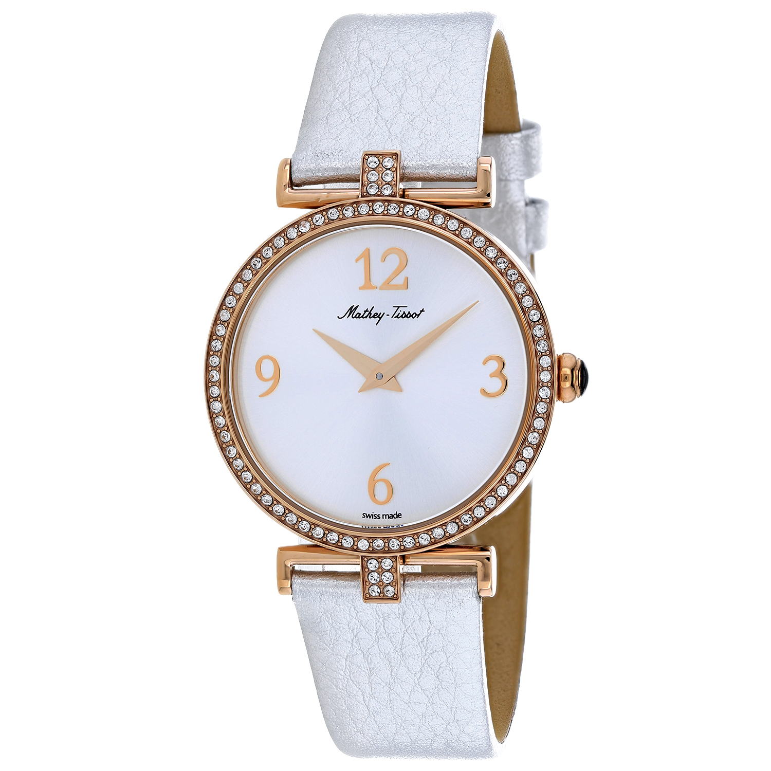 Mathey-Tissot Gaia 34mm Silver Dial Quartz Women's Watch D587QPI