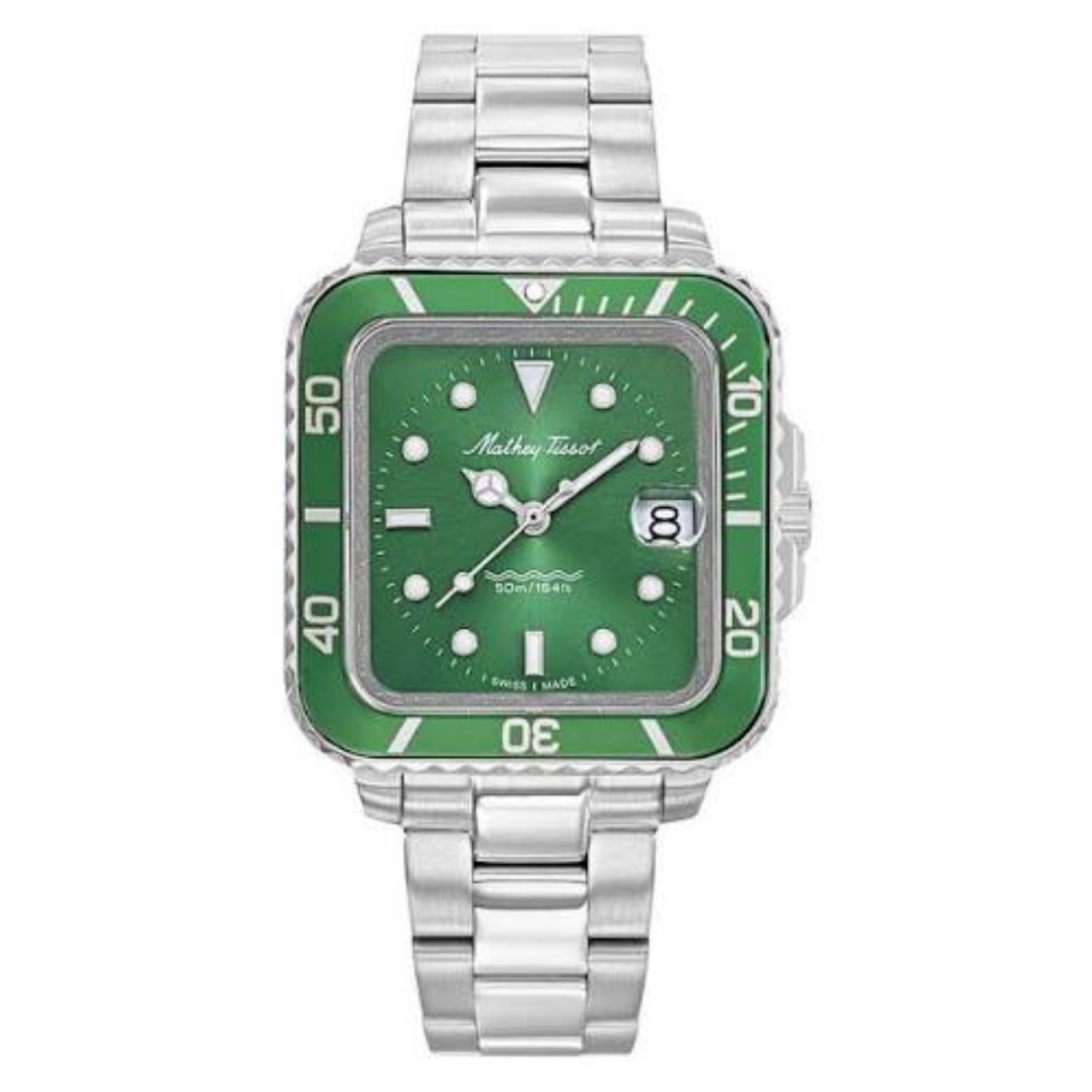 Mathey-Tissot Vintage 40mm Green Dial Quartz Men's Watch D902QAV