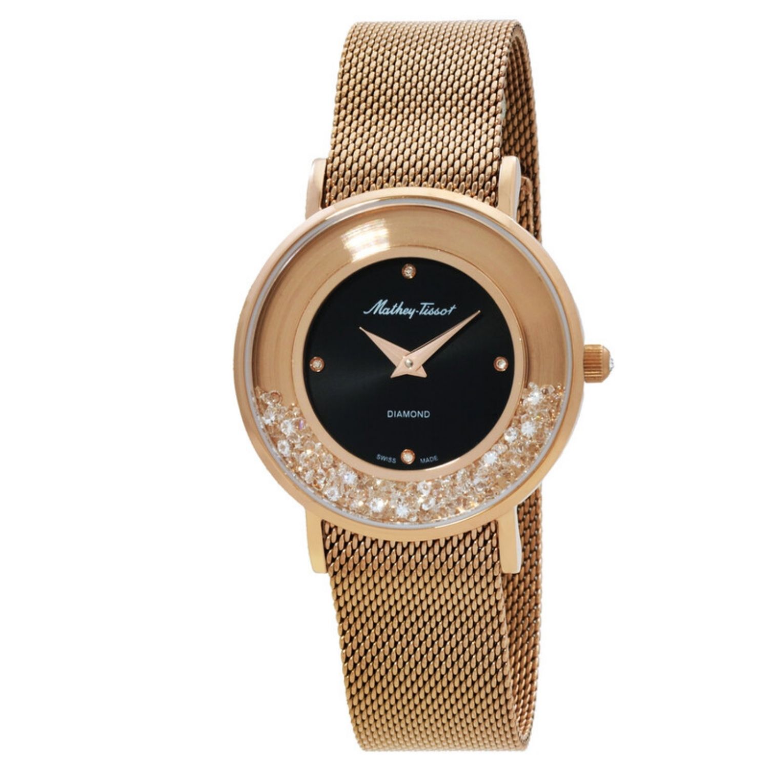 Mathey-Tissot Electra 32mm Black Dial Quartz Women's Watch D983SPN