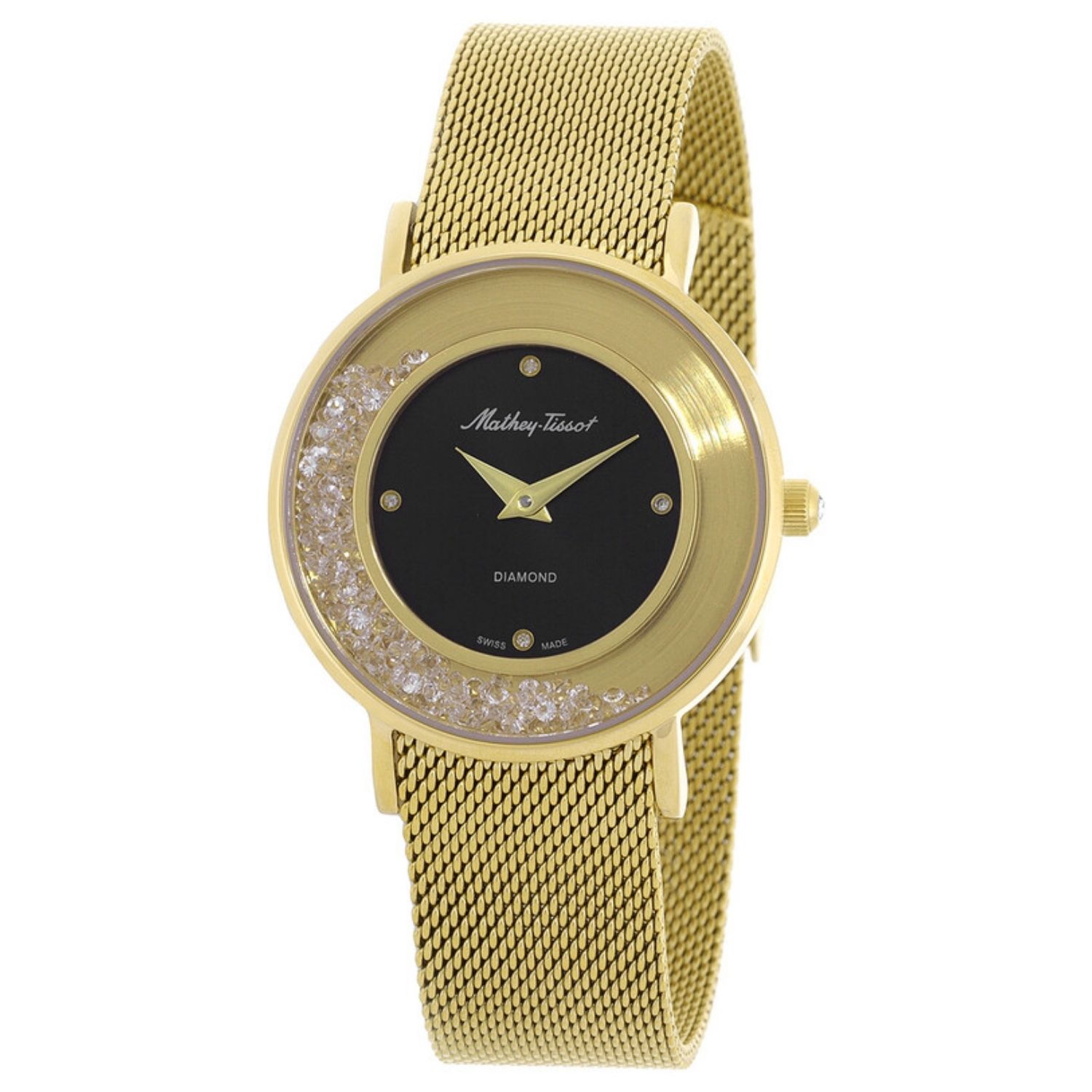 Mathey-Tissot Electra 32mm Black Dial Quartz Women's Watch D983SPYN