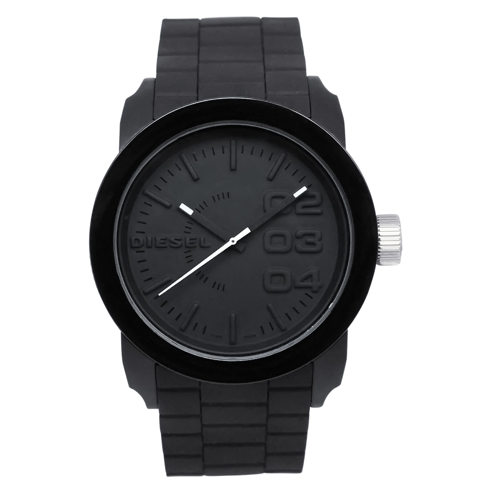 Diesel Color Domination 44mm Black Dial Quartz Men's Watch DZ1437
