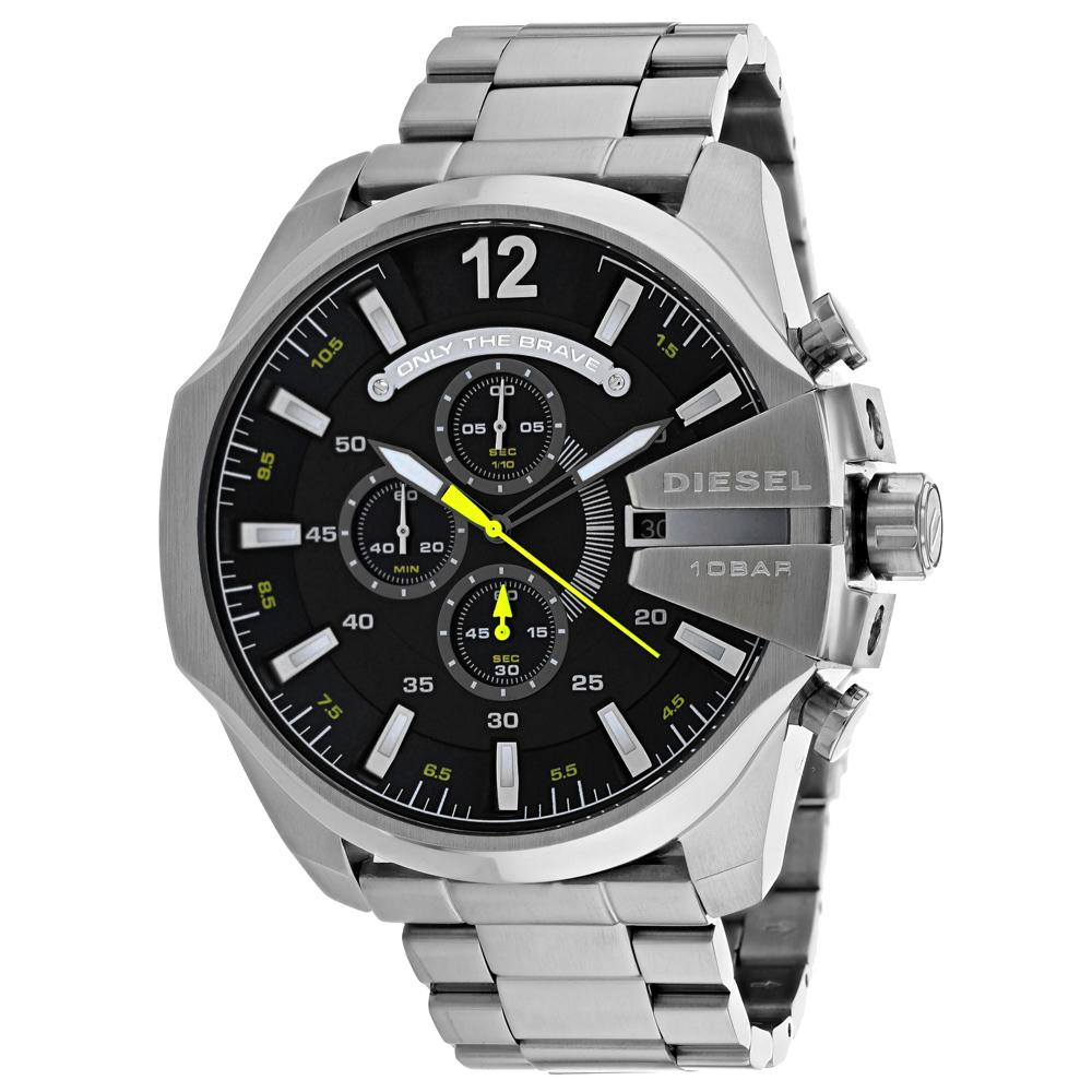 Diesel Mega Chief 51mm Blue Dial Quartz Men's Watch DZ4465