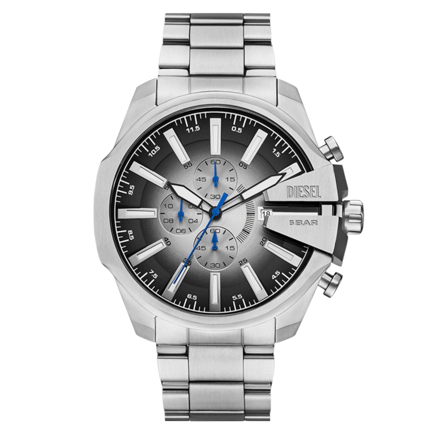 Diesel Mega 48mm Black Dial Quartz Men's Watch DZ4686