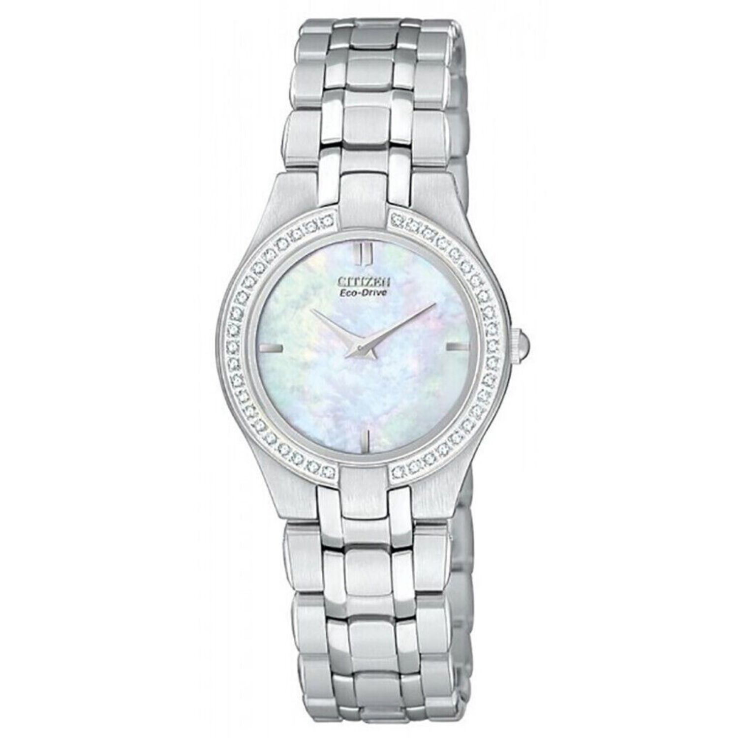 Citizen Stiletto 25mm White Dial Quartz Women's Watch EG3150-51D