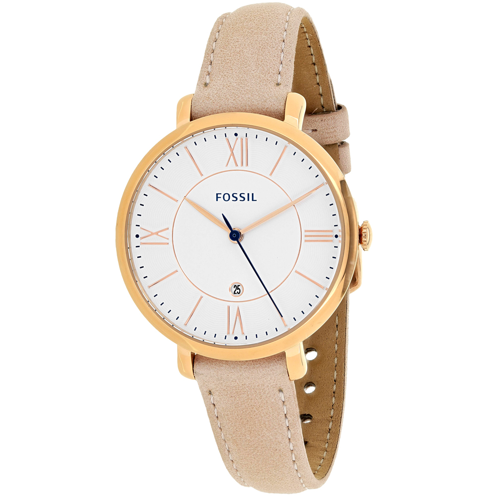Fossil Jacqueline 36mm White Dial Quartz Women's Watch ES3988
